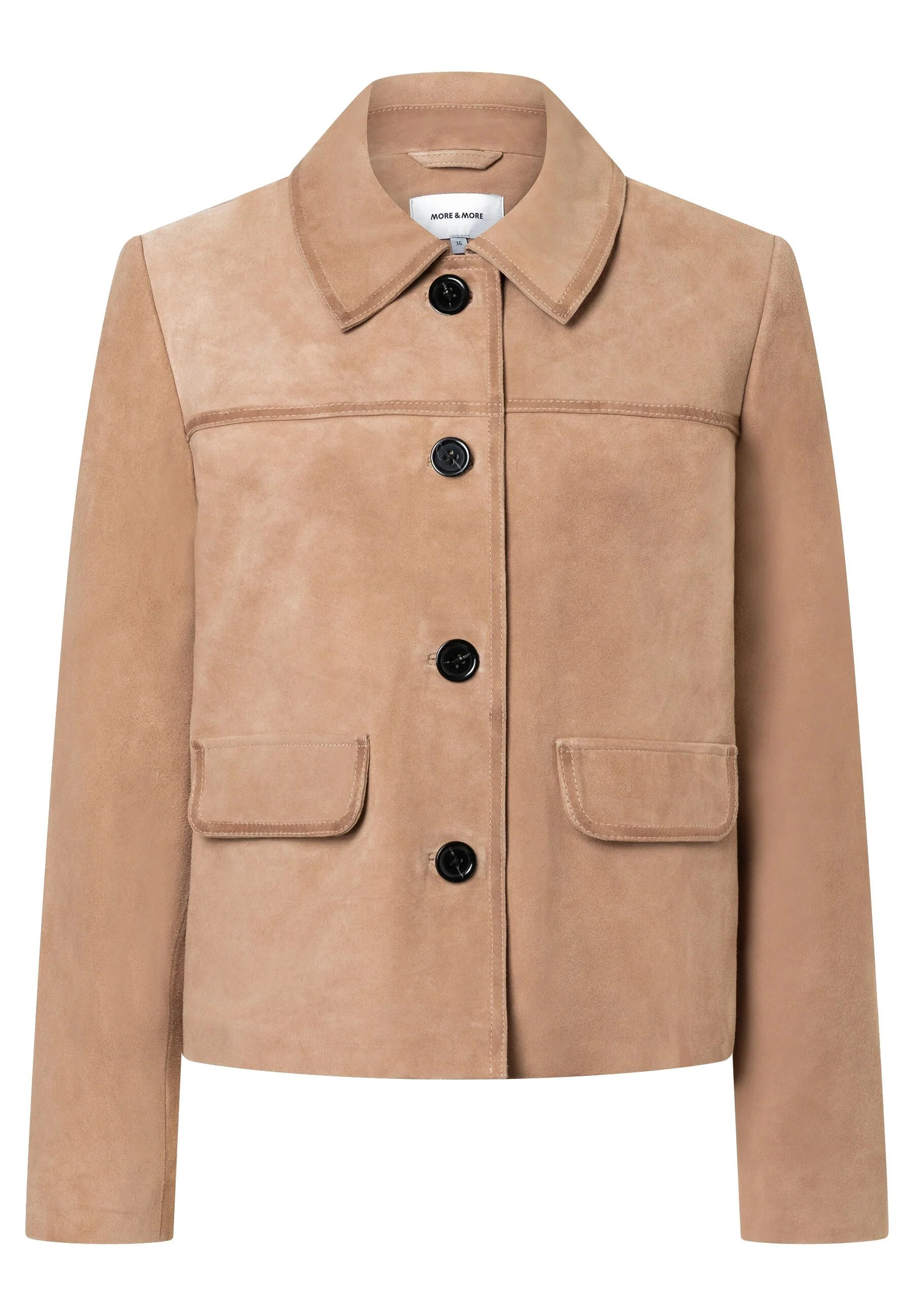 Lederjacke aus Veloursleder