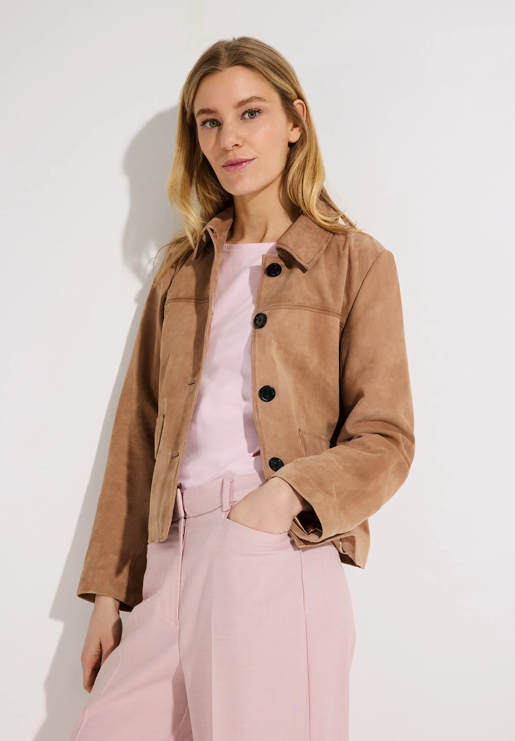 Lederjacke aus Veloursleder - Image 3