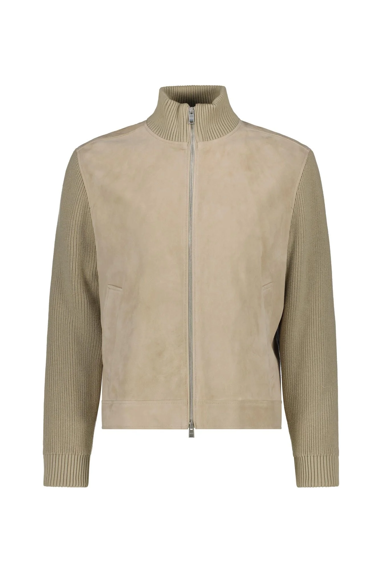 Lederjacke MAVEN mit Strickärmeln