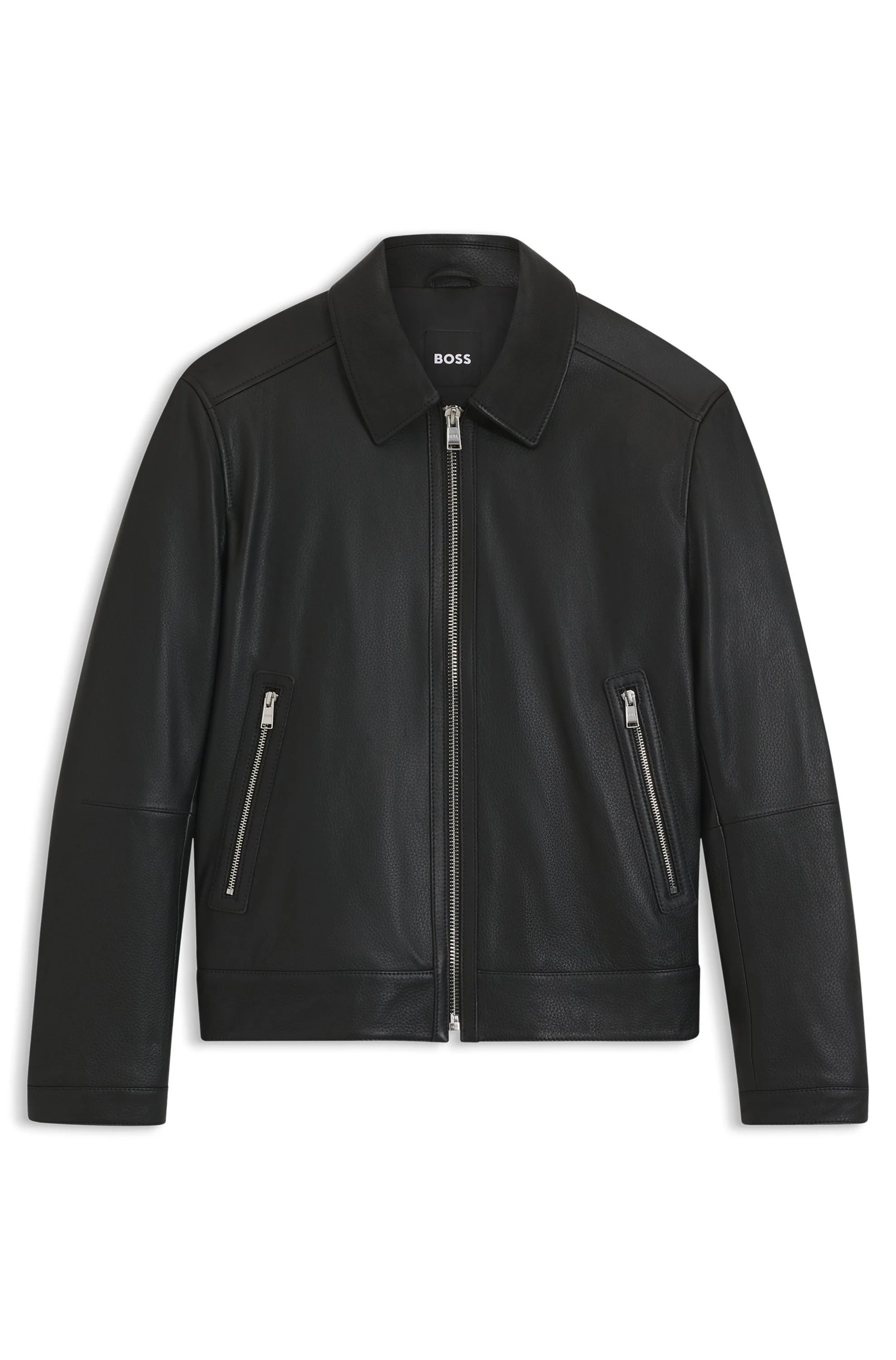 Lederjacke mit aufliegendem Kragen - Image 2