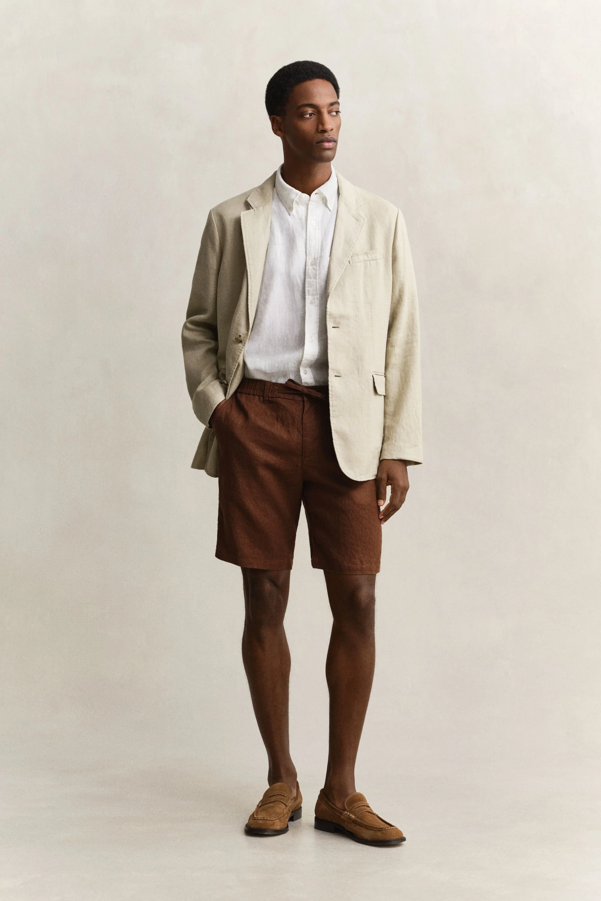 Leinen Shorts Regular Fit - Image 4