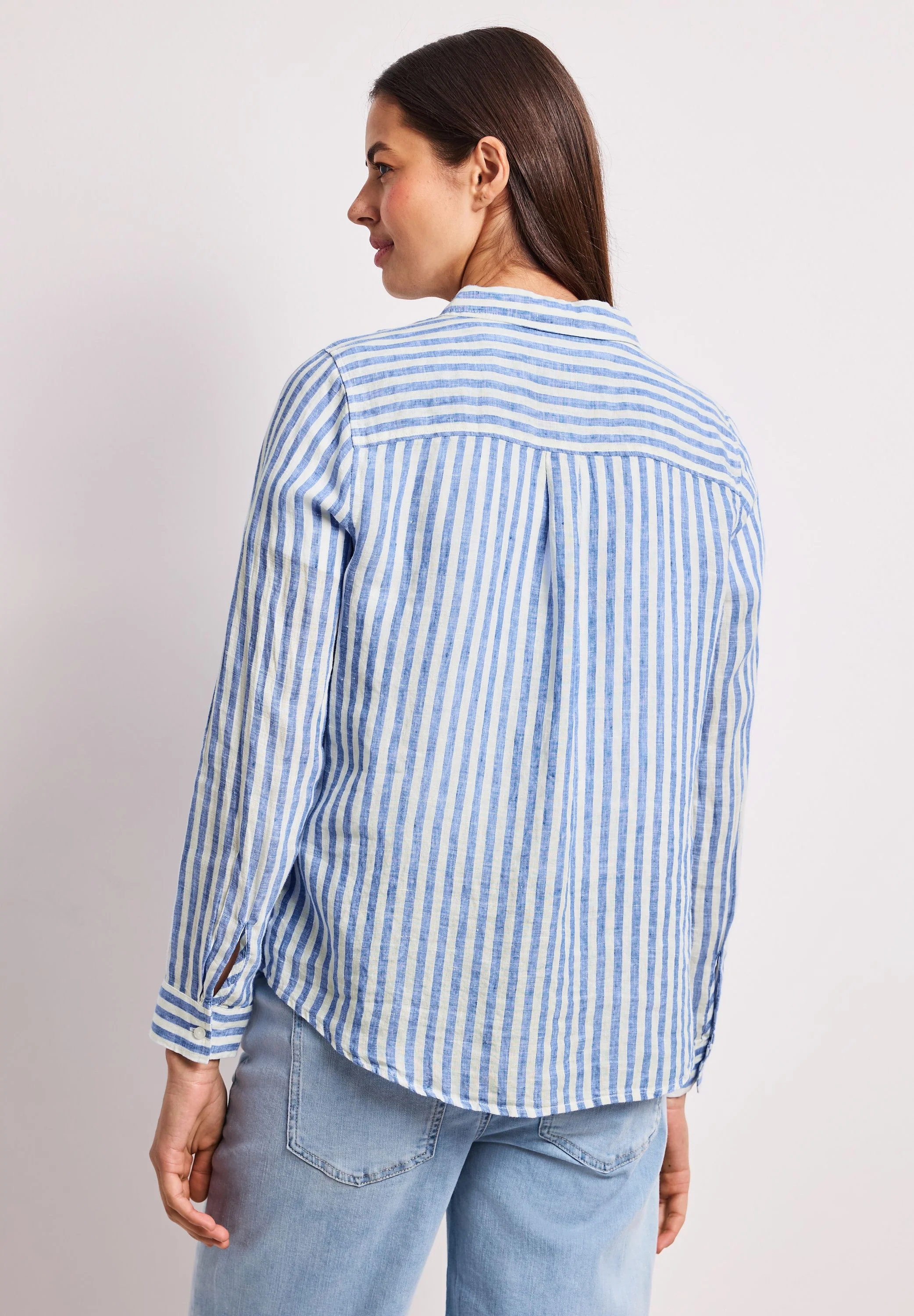 Leinenbluse gestreift - Image 2