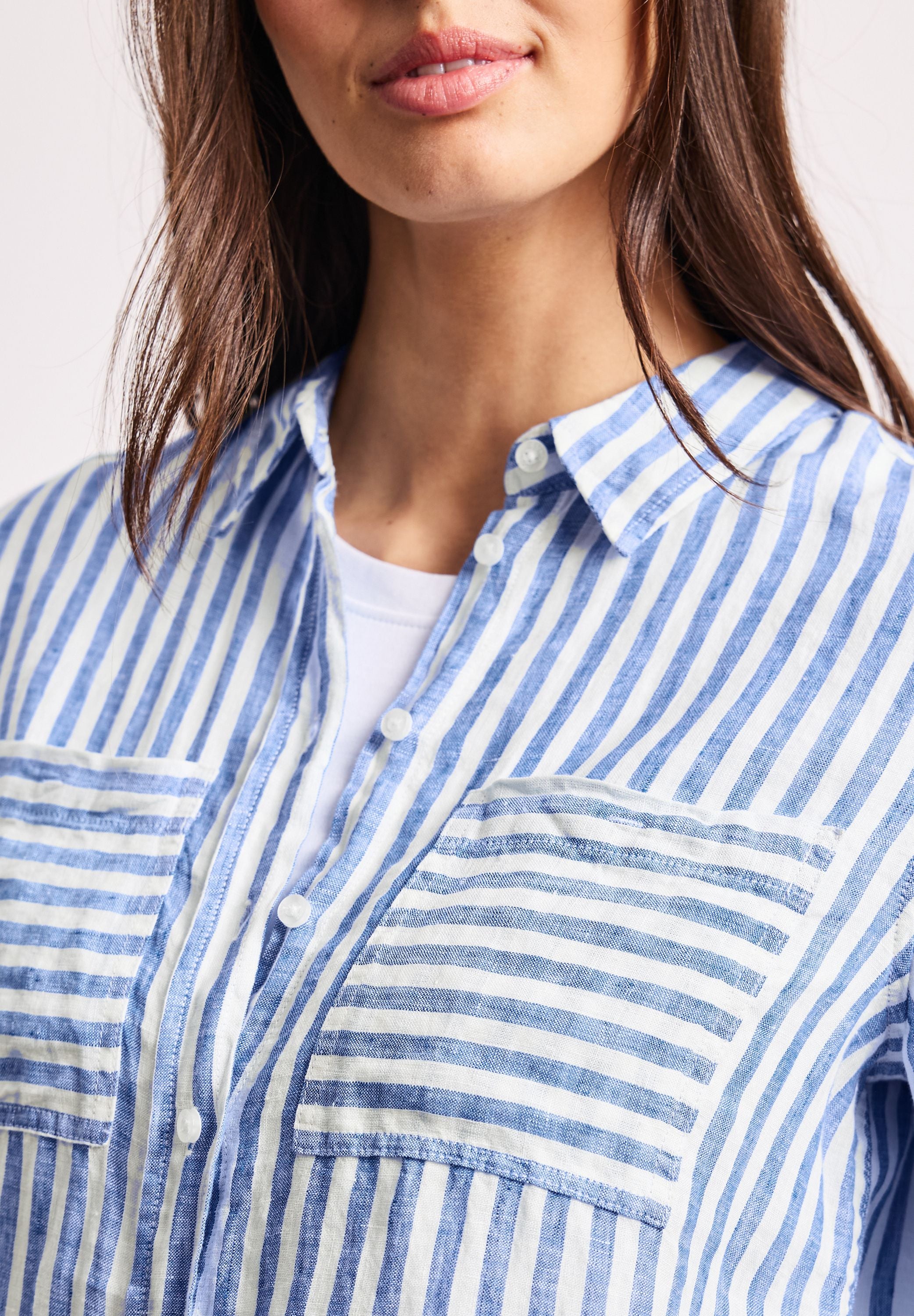 Leinenbluse gestreift - Image 6