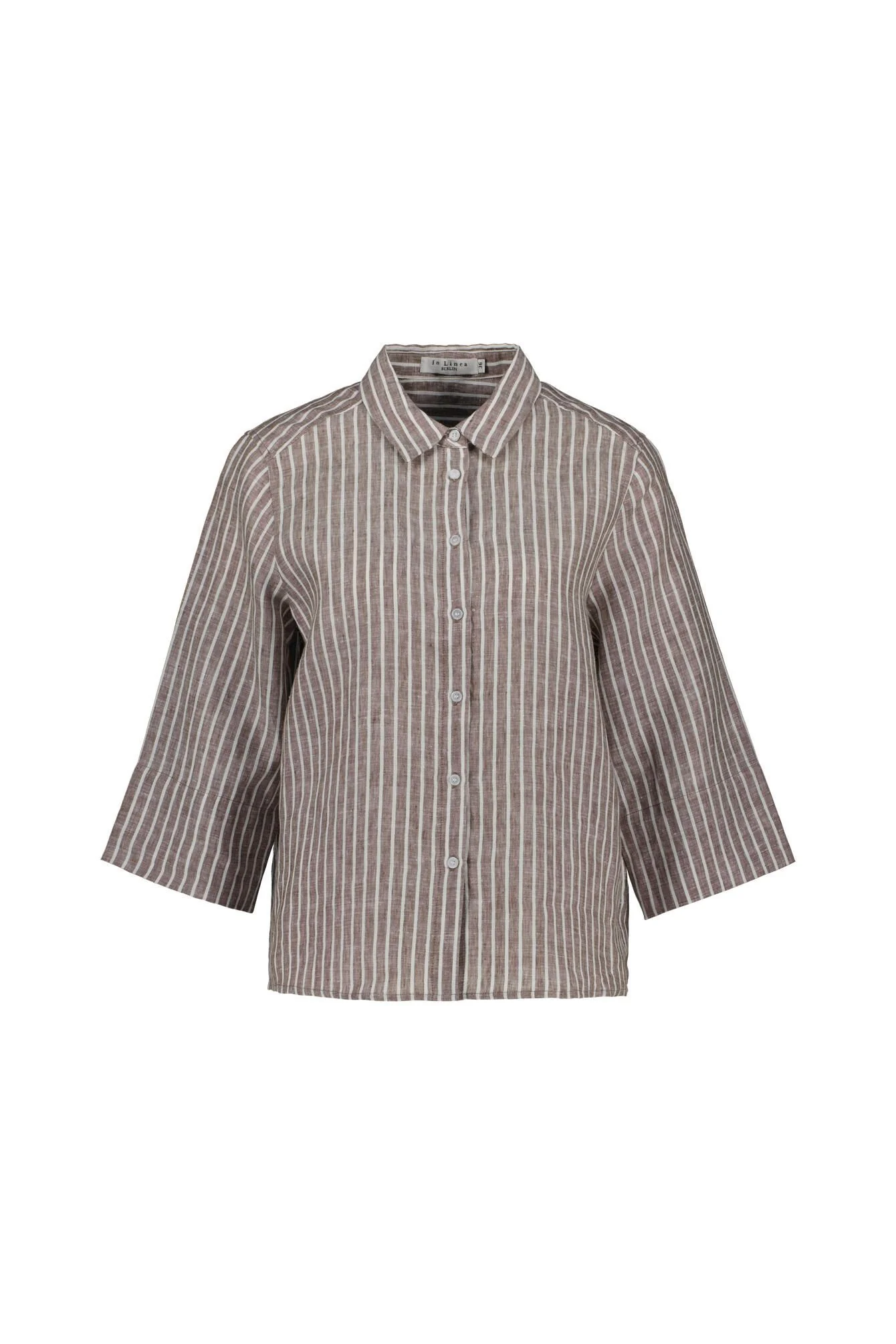 Leinenbluse gestreift