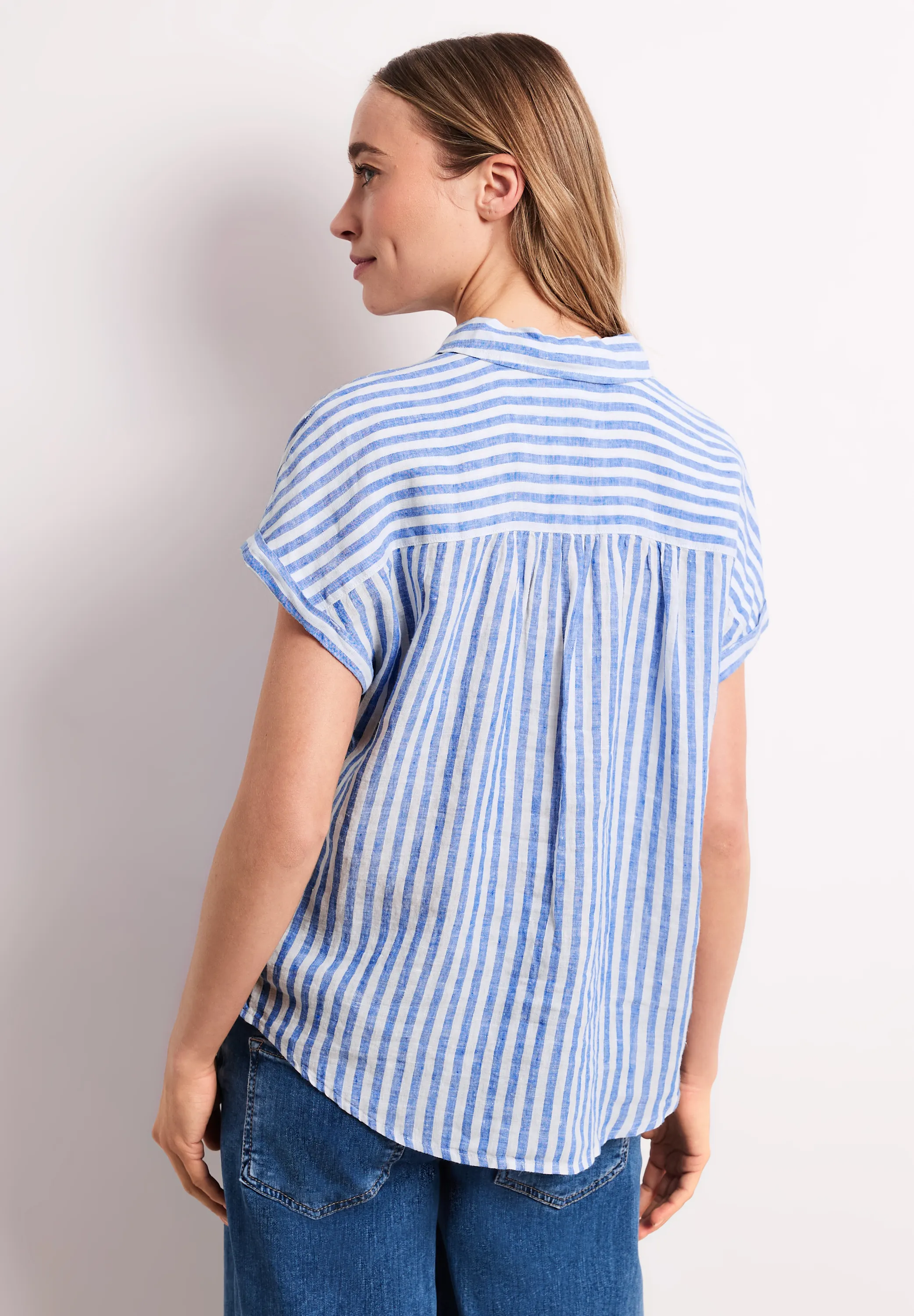 Leinenbluse gestreift - Image 2