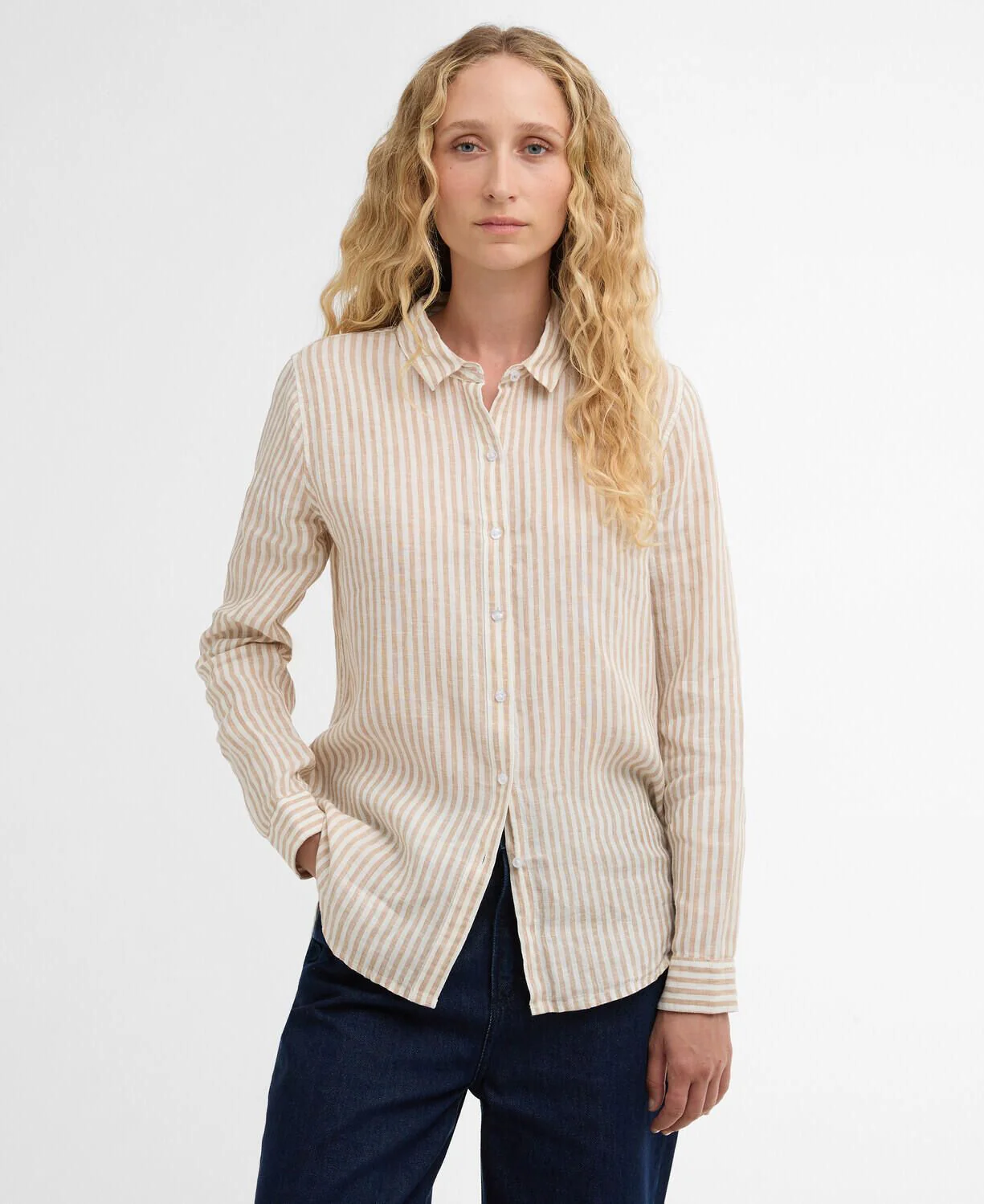 Leinenbluse MARINE SHIR gestreift - Image 2