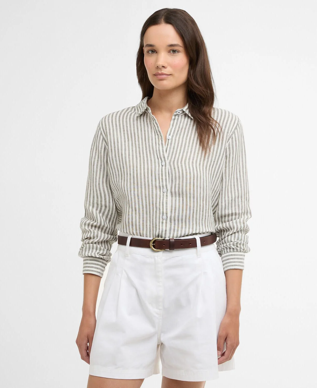 Leinenbluse MARINE SHIR gestreift - Image 2