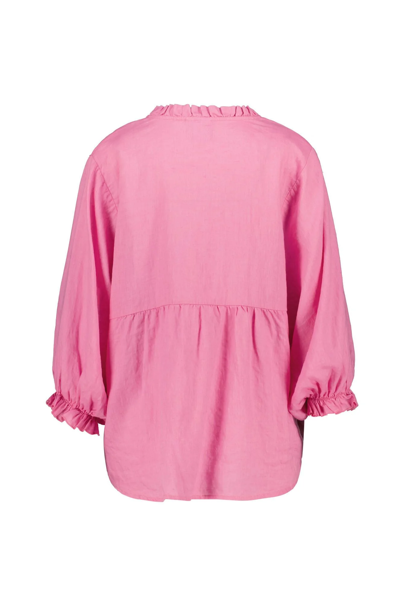 Leinenbluse mit Ballonärmeln - Image 2