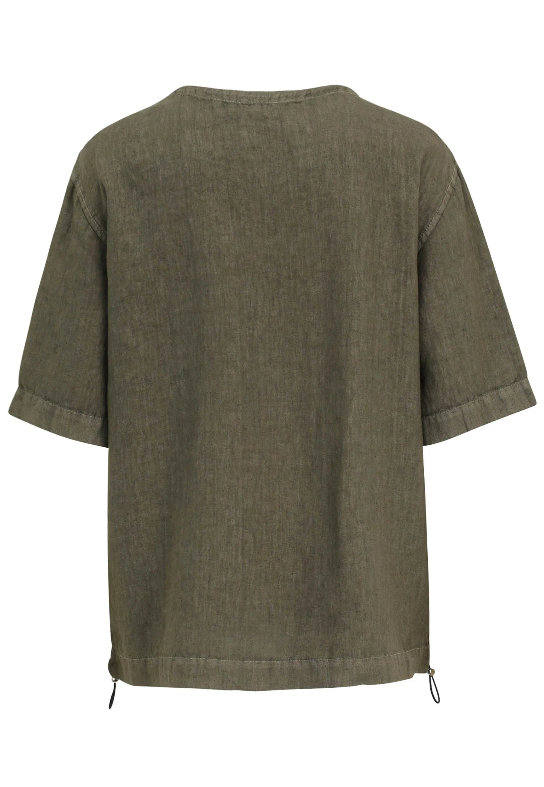 Leinenbluse mit Rundhalsausschnitt - Image 2