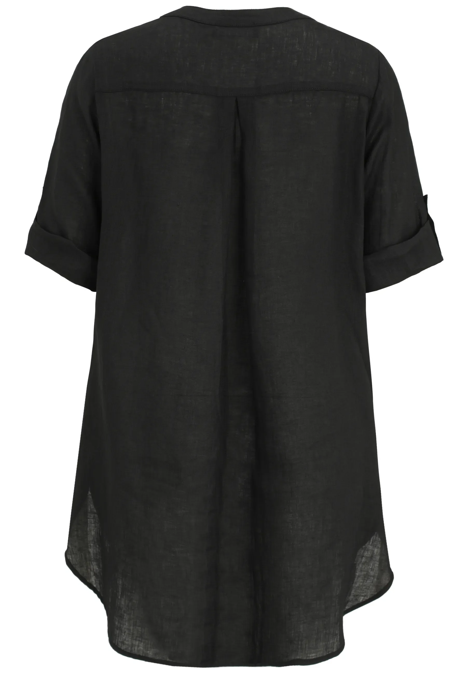 Leinenbluse mit V-Ausschnitt - Image 2