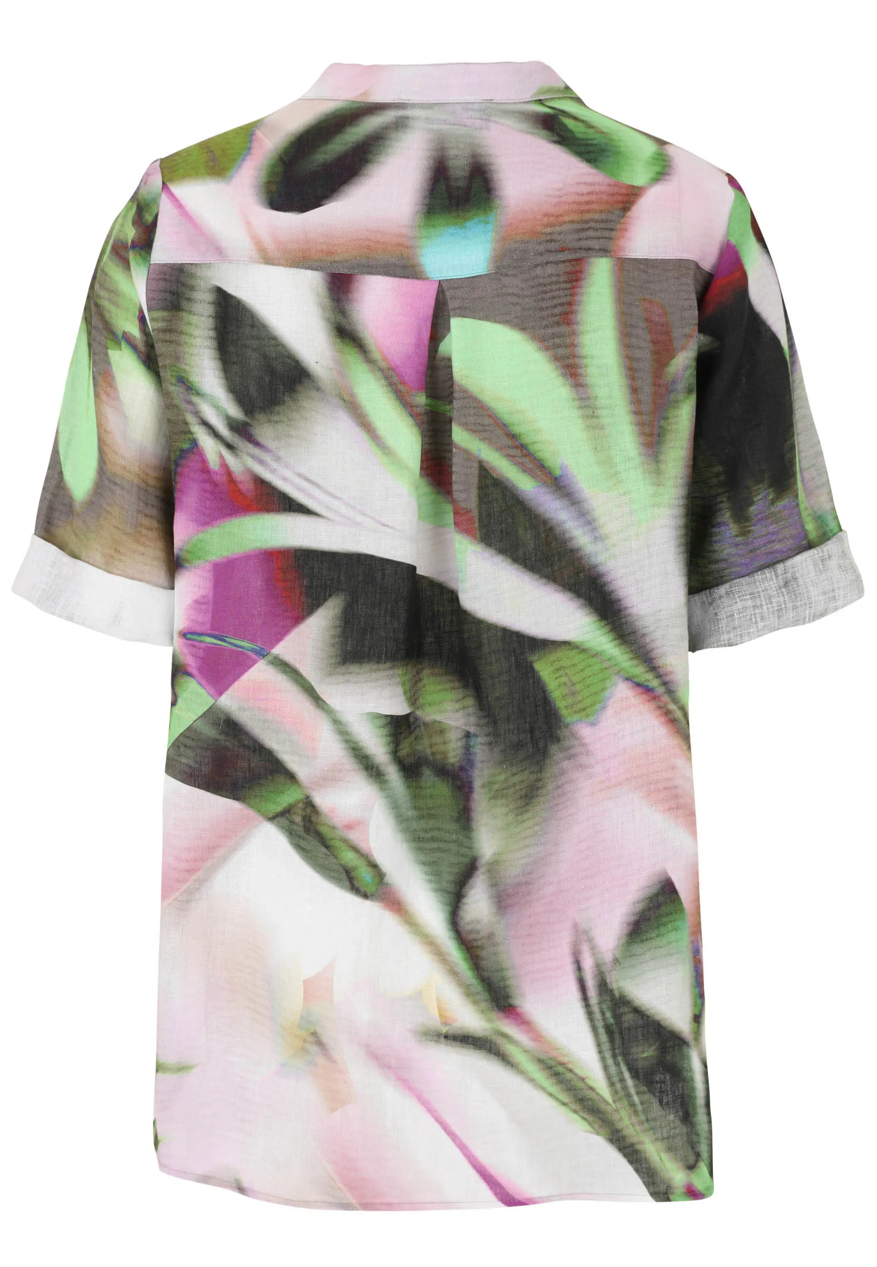 Leinenbluse mit V-Ausschnitt - Image 2