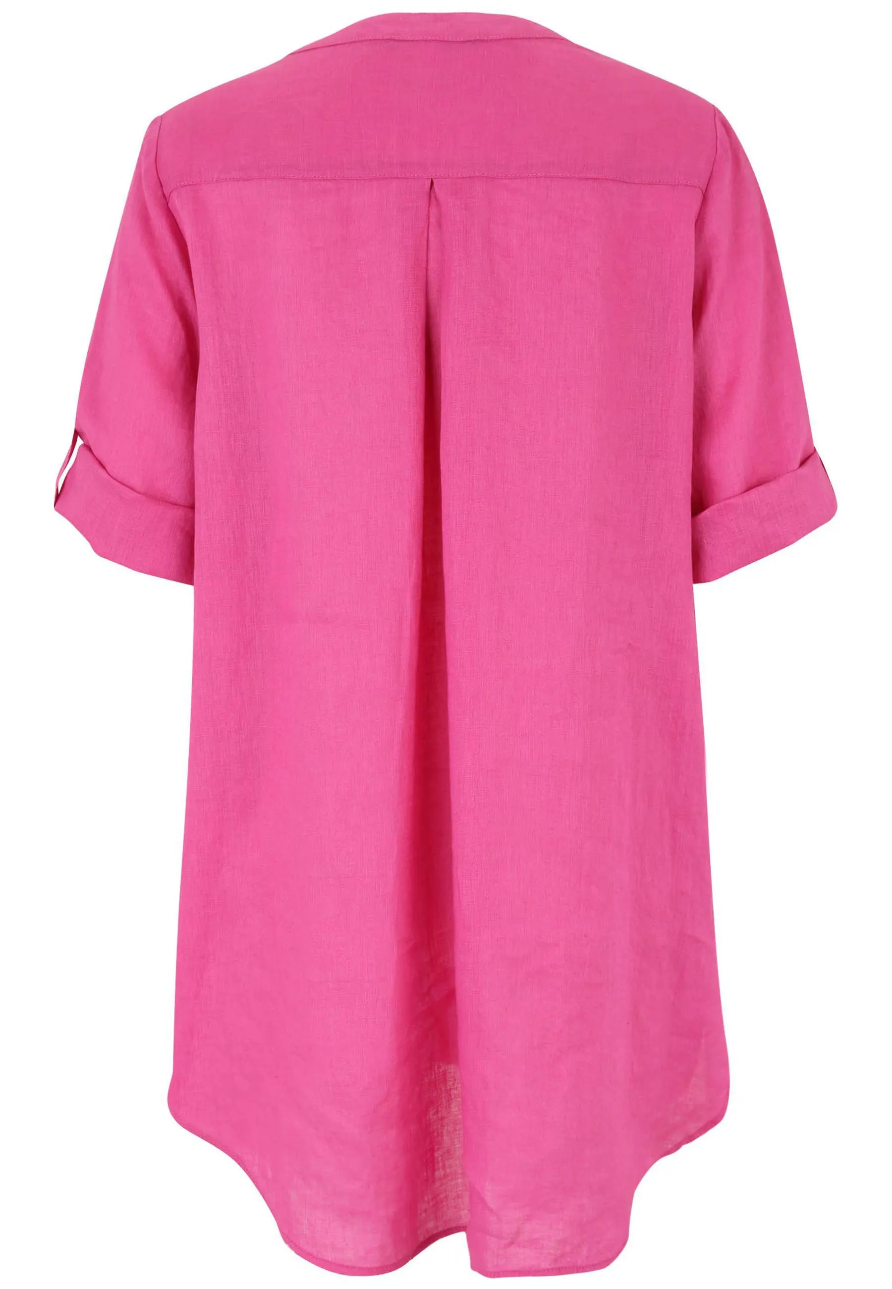 Leinenbluse mit V-Ausschnitt - Image 2