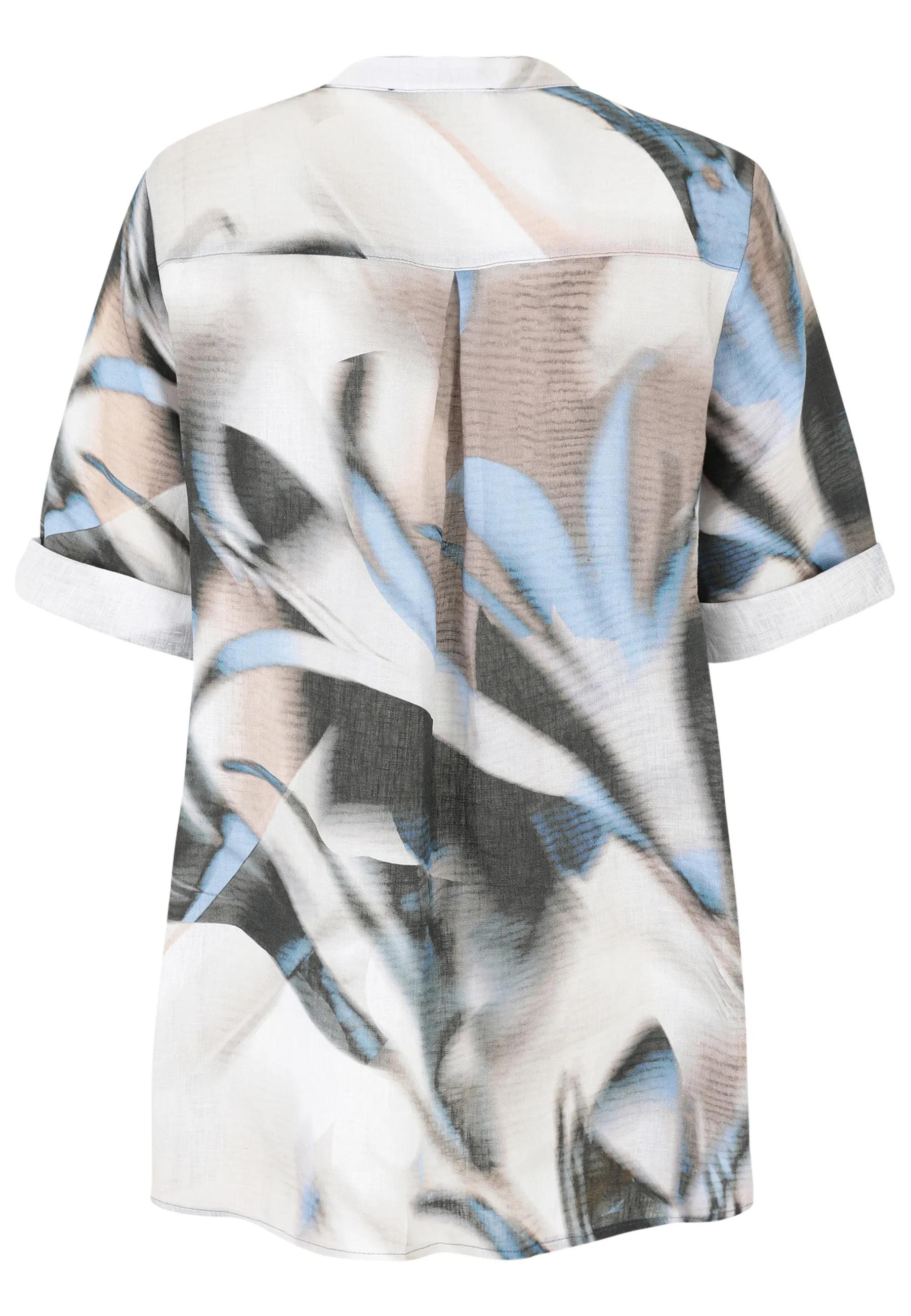 Leinenbluse mit V-Ausschnitt - Image 2