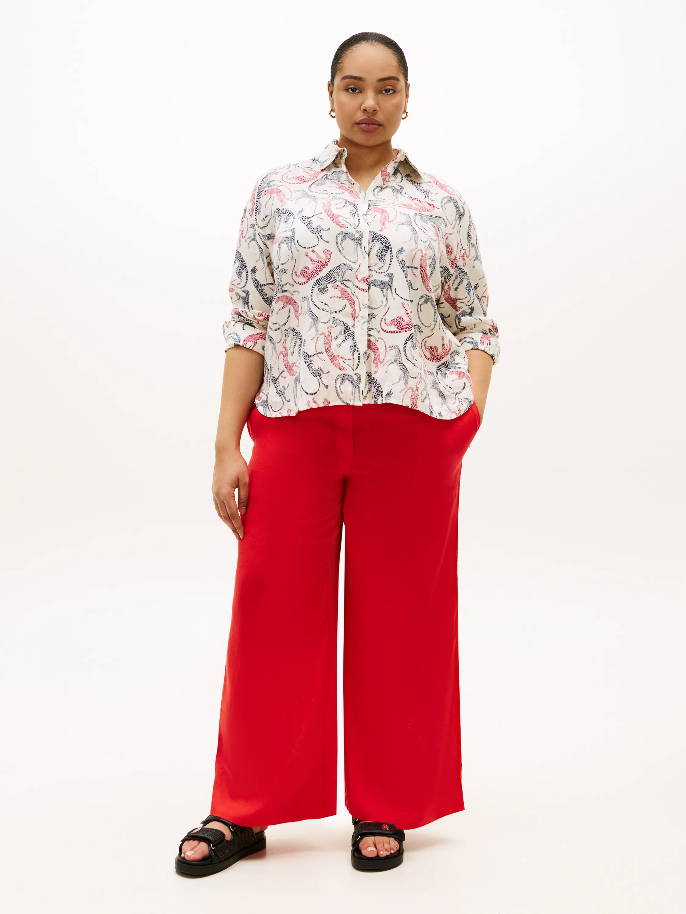 Leinenbluse Oversized Fit - Image 4