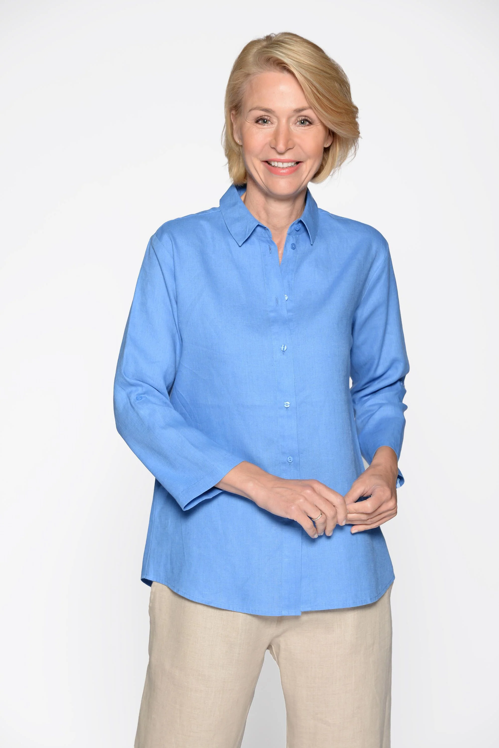 Leinenbluse Regular Fit - Image 3