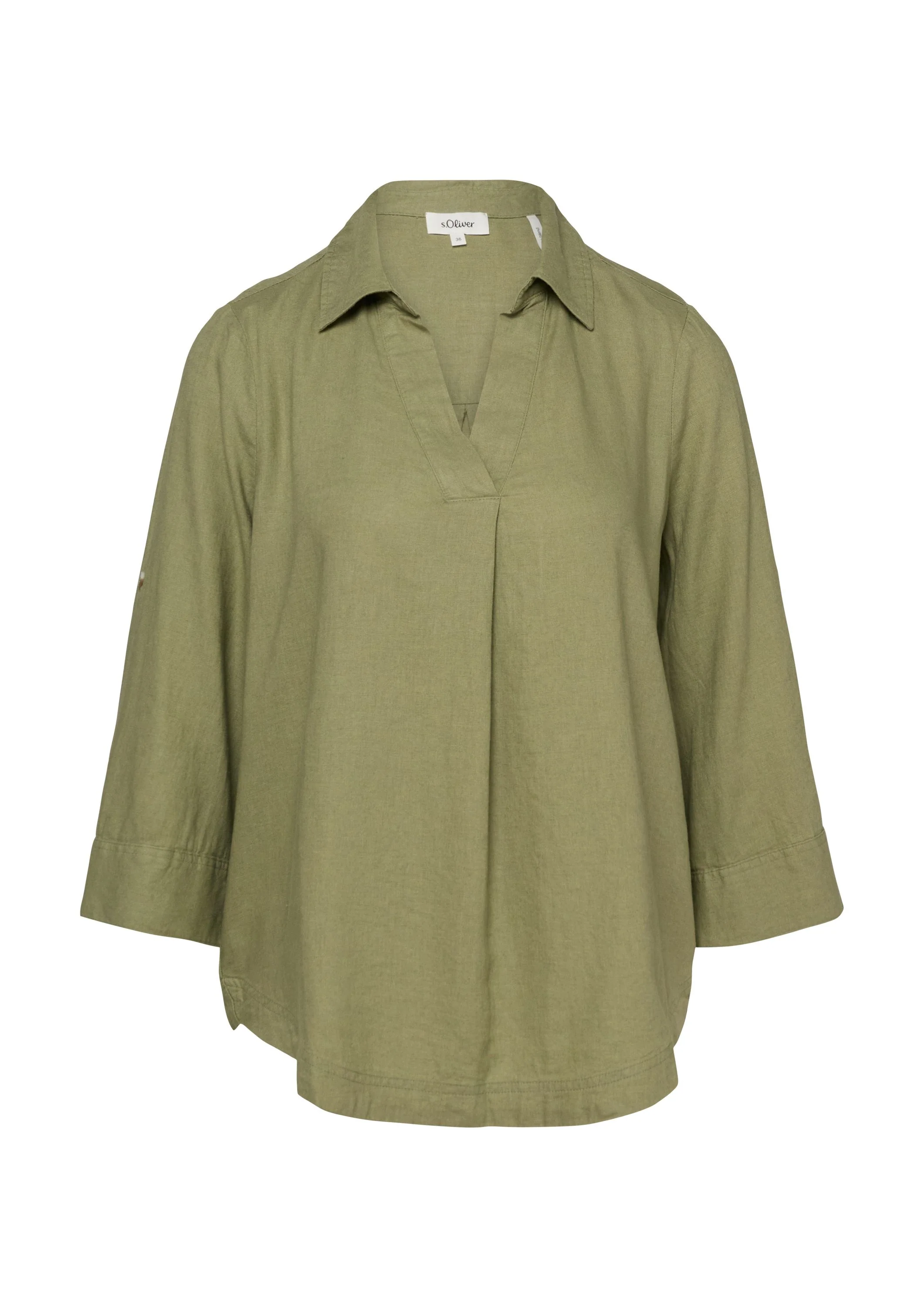 Leinenbluse Regular Fit