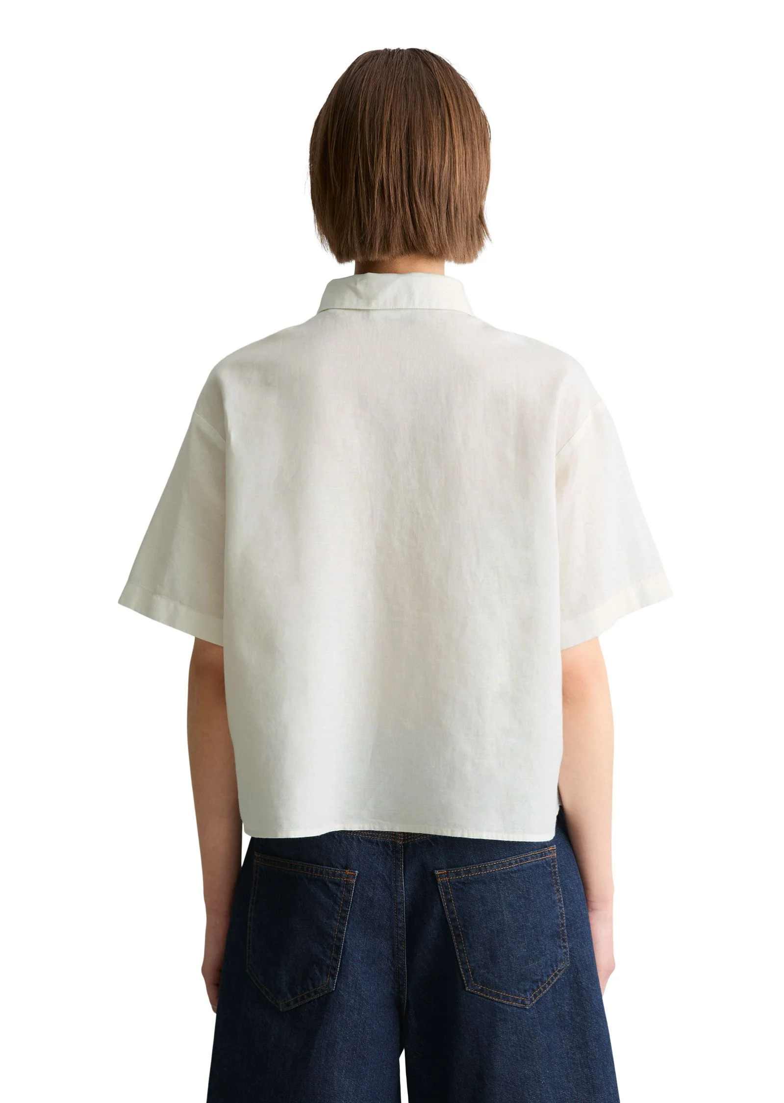 Leinenbluse Relaxed Fit - Image 2