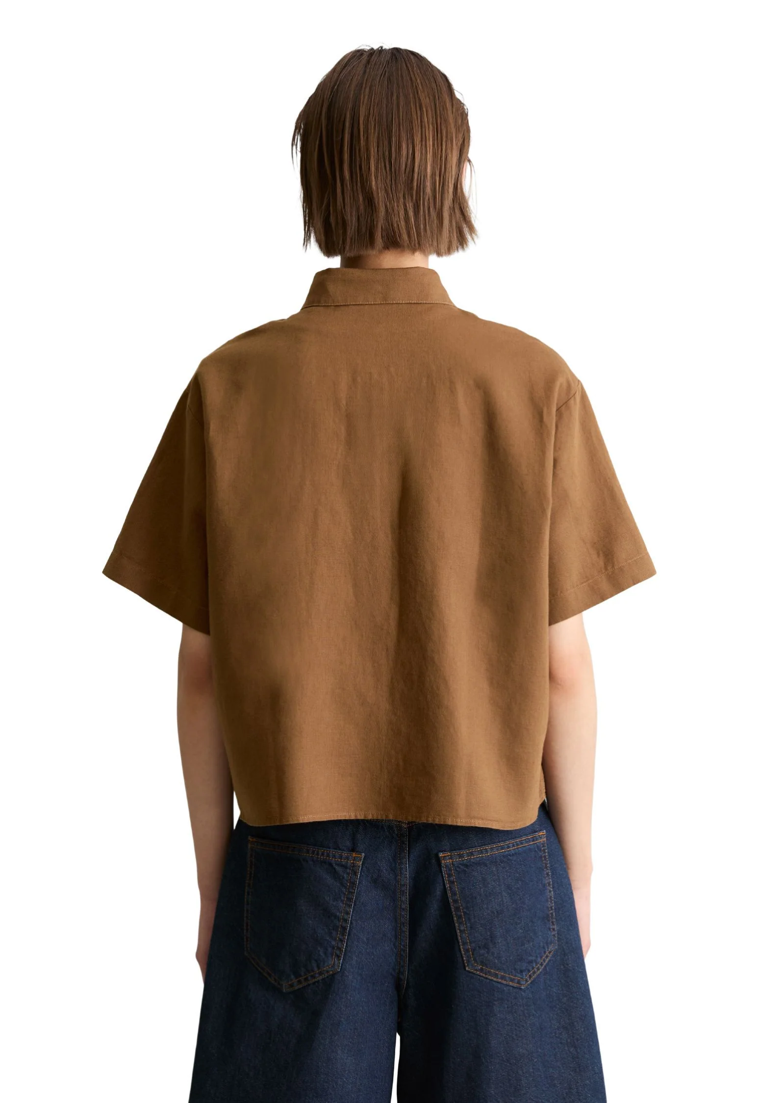 Leinenbluse Relaxed Fit - Image 2