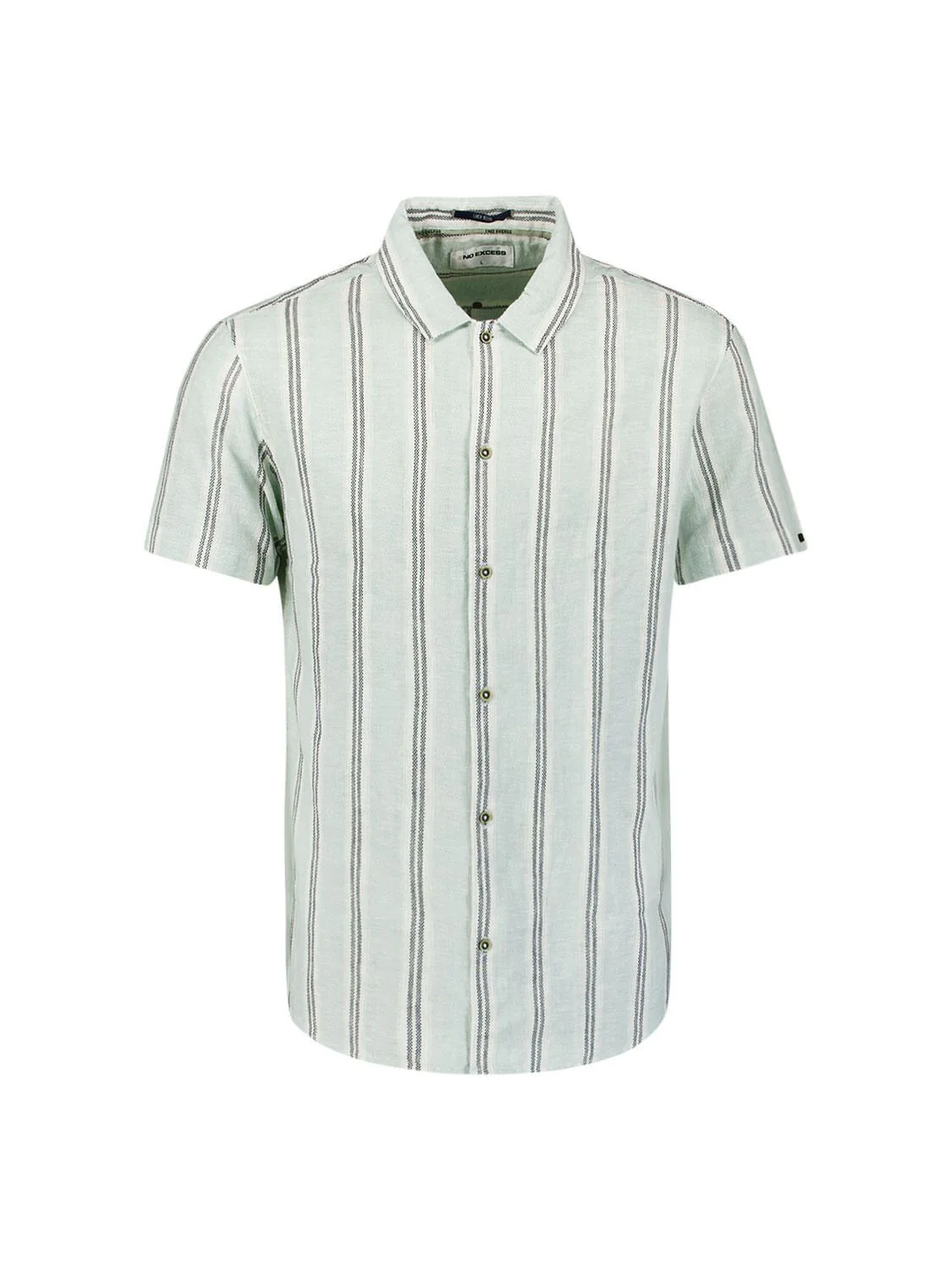 Leinenhemd gestreift Regular Fit