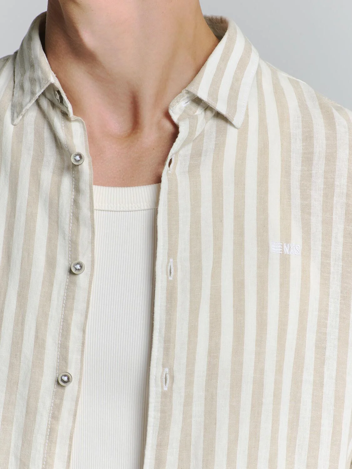 Leinenhemd gestreift Regular Fit - Image 5