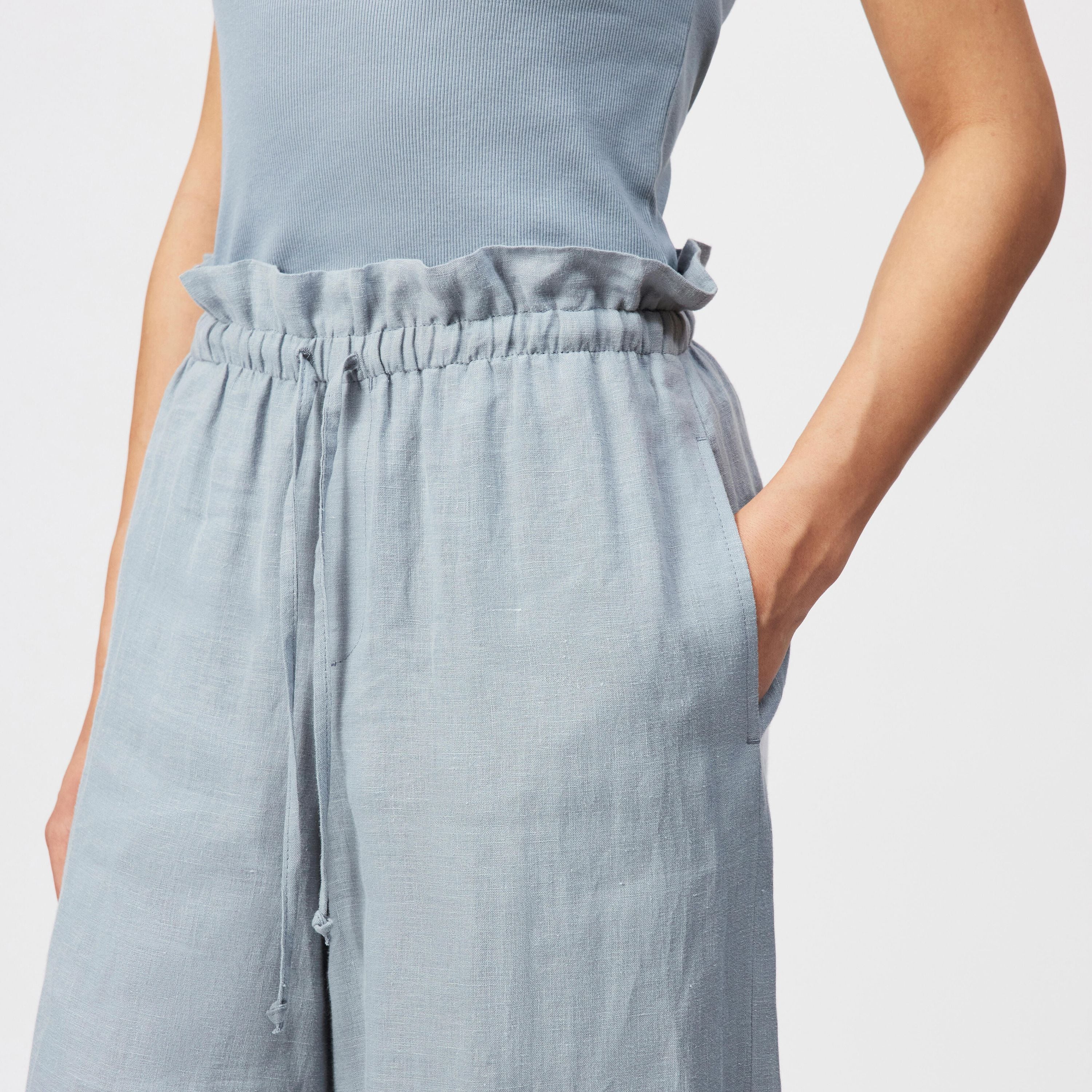 Leinenhose DWINDLE Wide Leg - Image 4