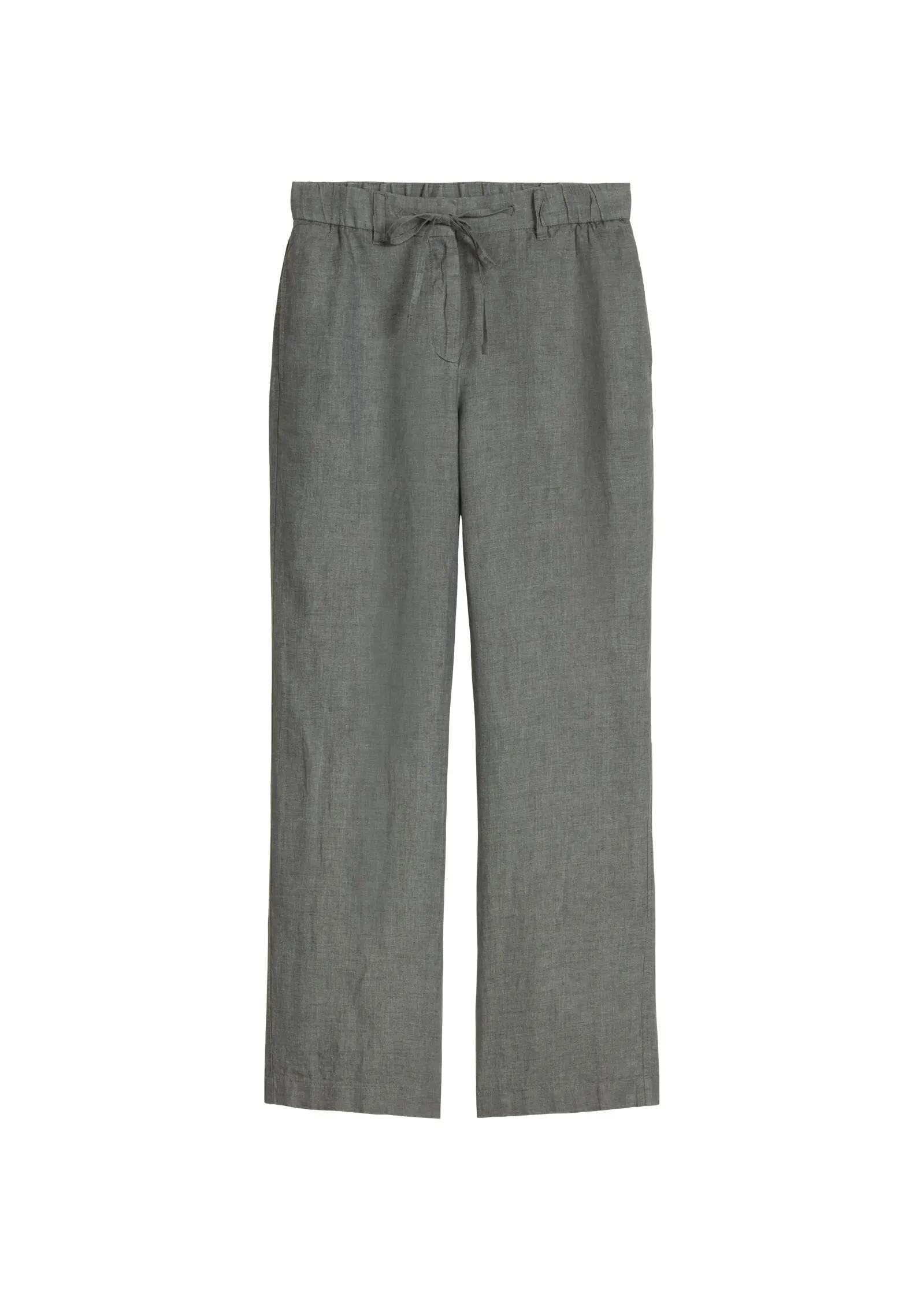 Leinenhose Straight Leg
