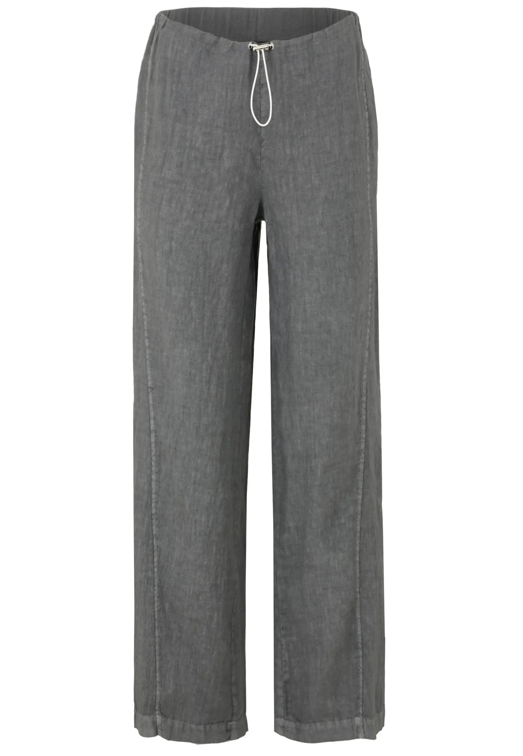 Leinenhose Straight Leg