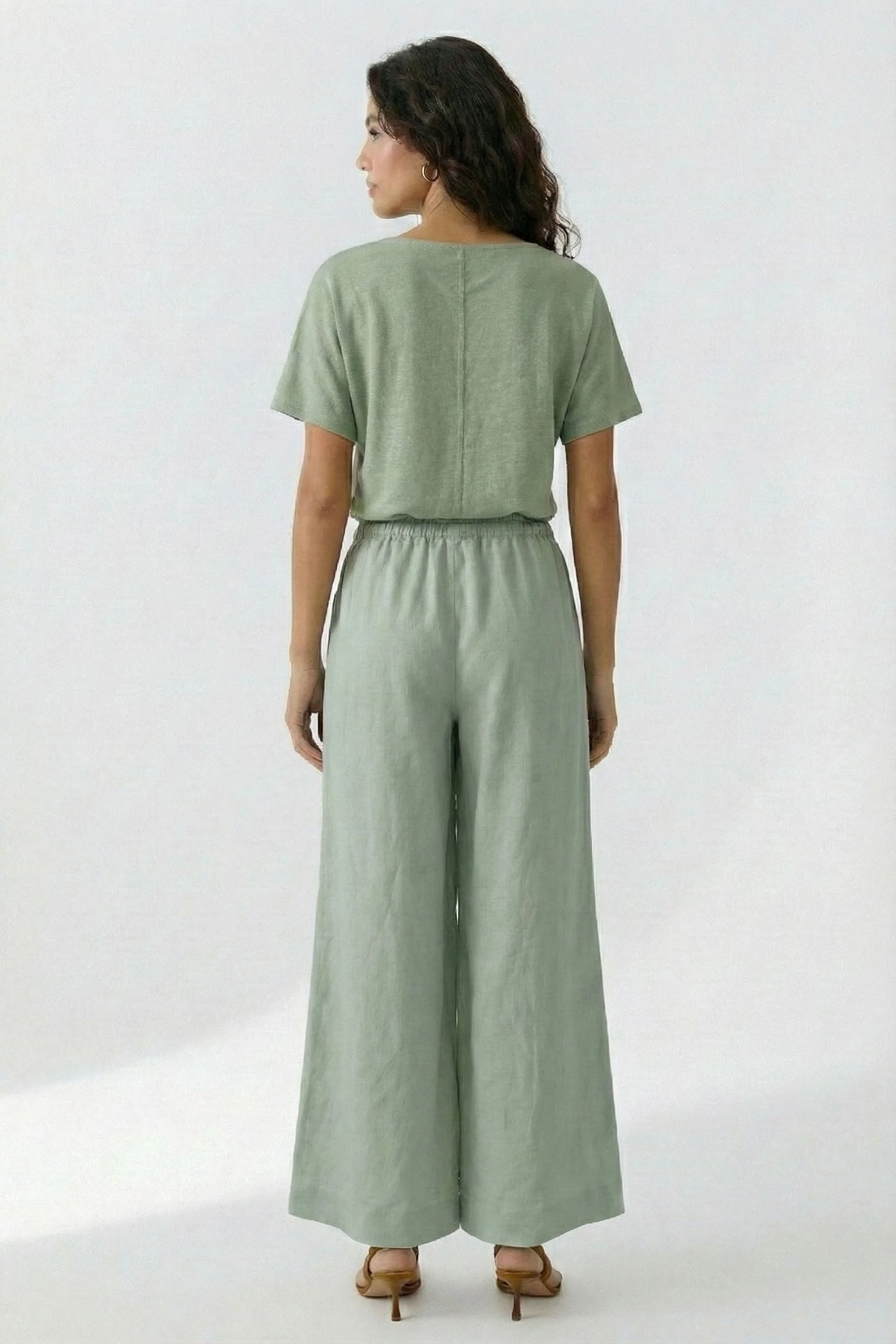 Leinenhose Wide Leg - Image 2