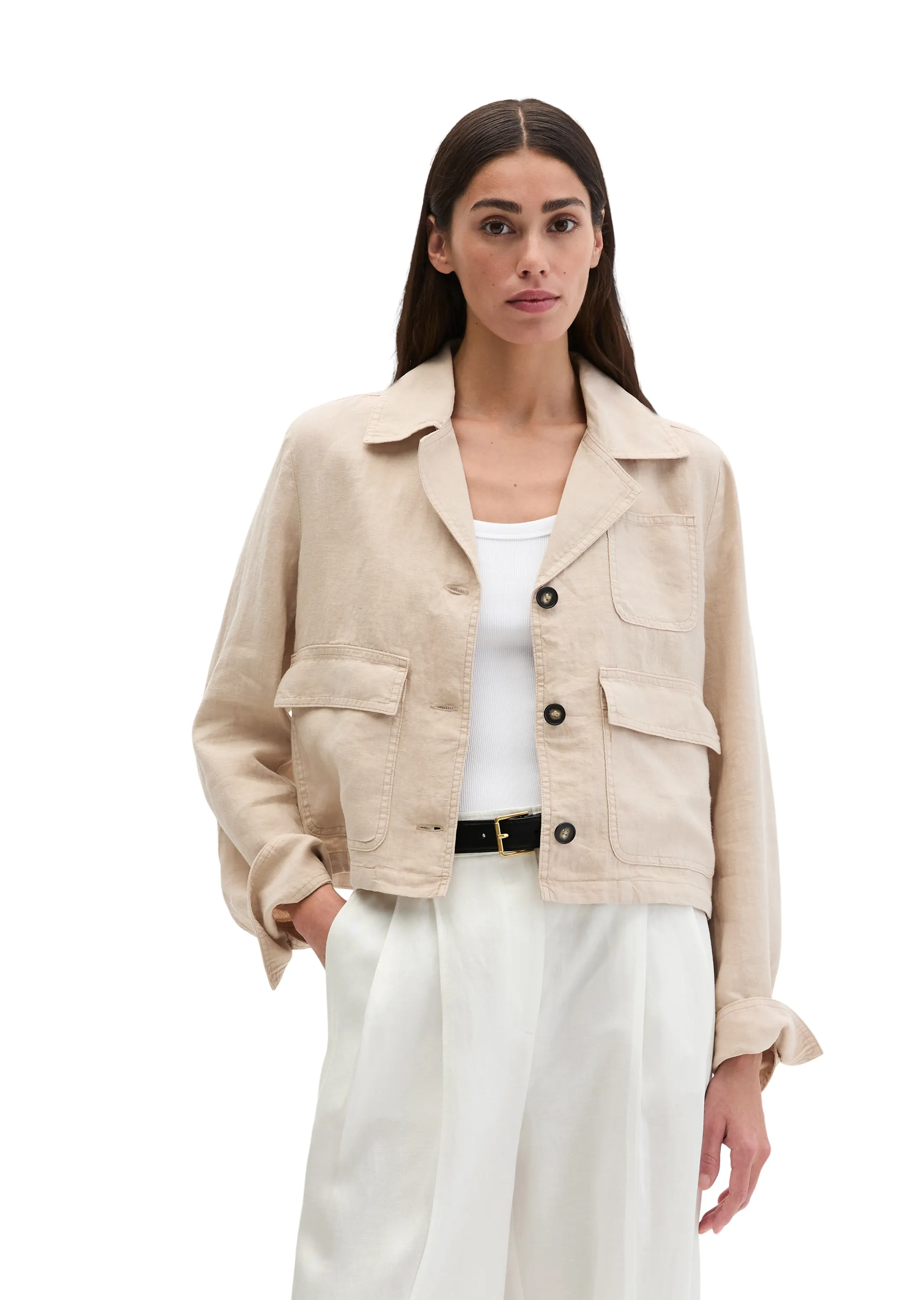 Leinenjacke Regular Fit - Image 3