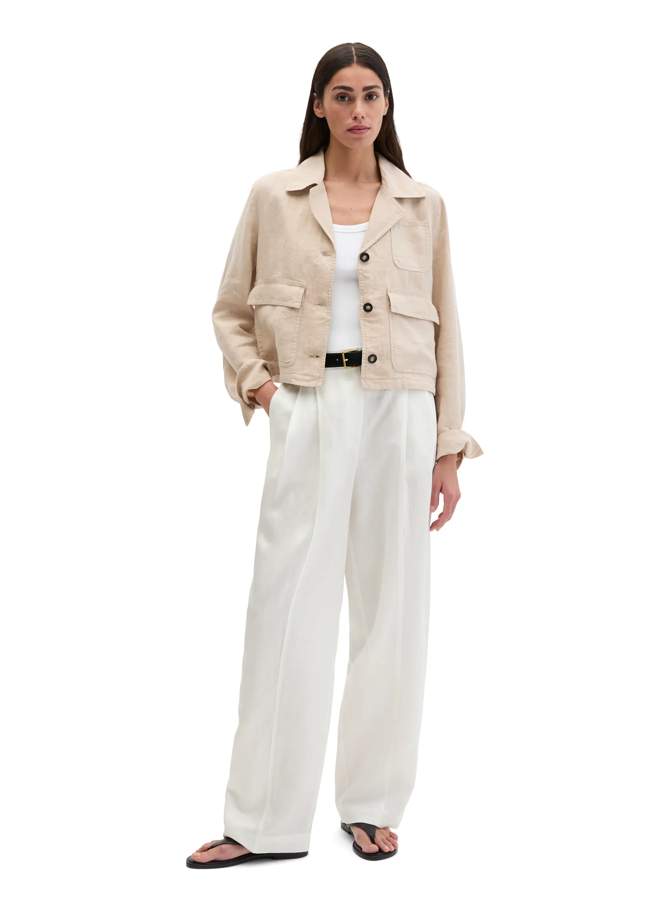 Leinenjacke Regular Fit - Image 4