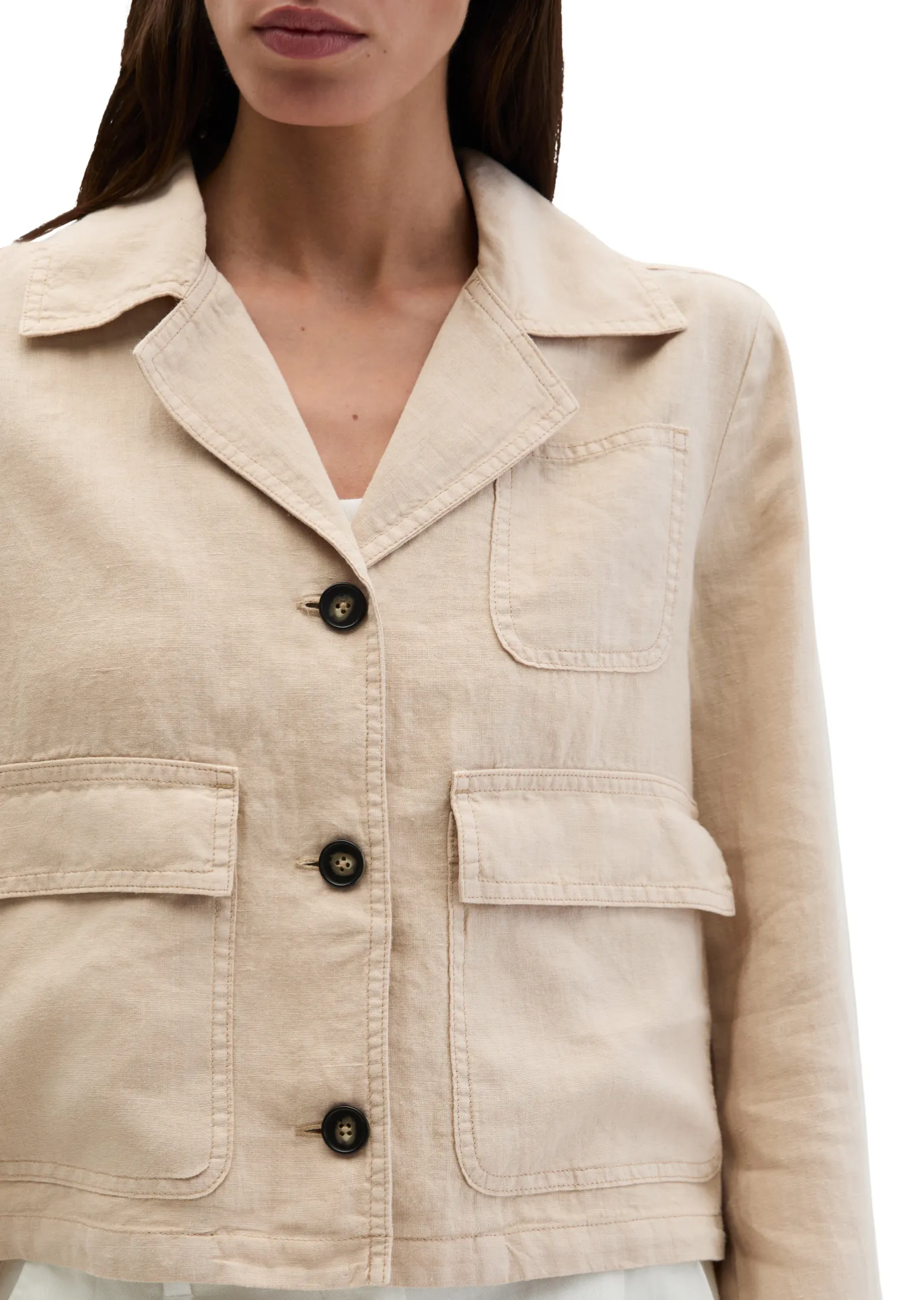 Leinenjacke Regular Fit - Image 5