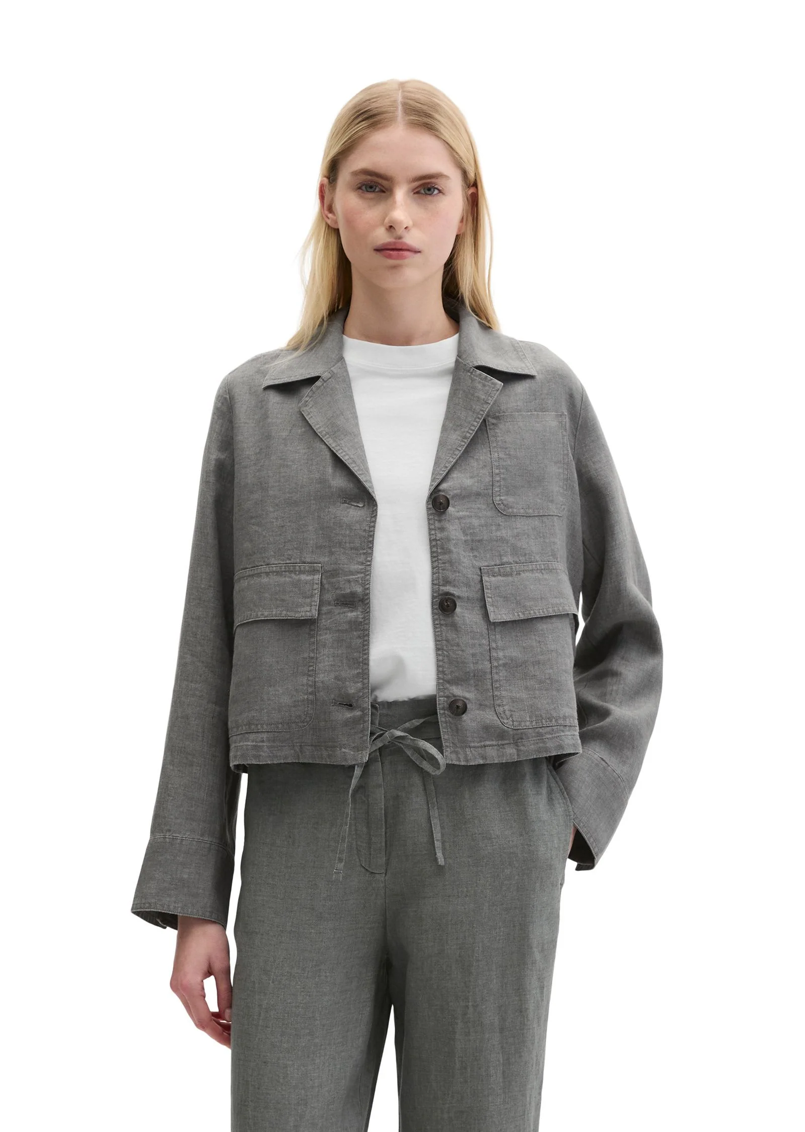 Leinenjacke Relaxed Fit - Image 3