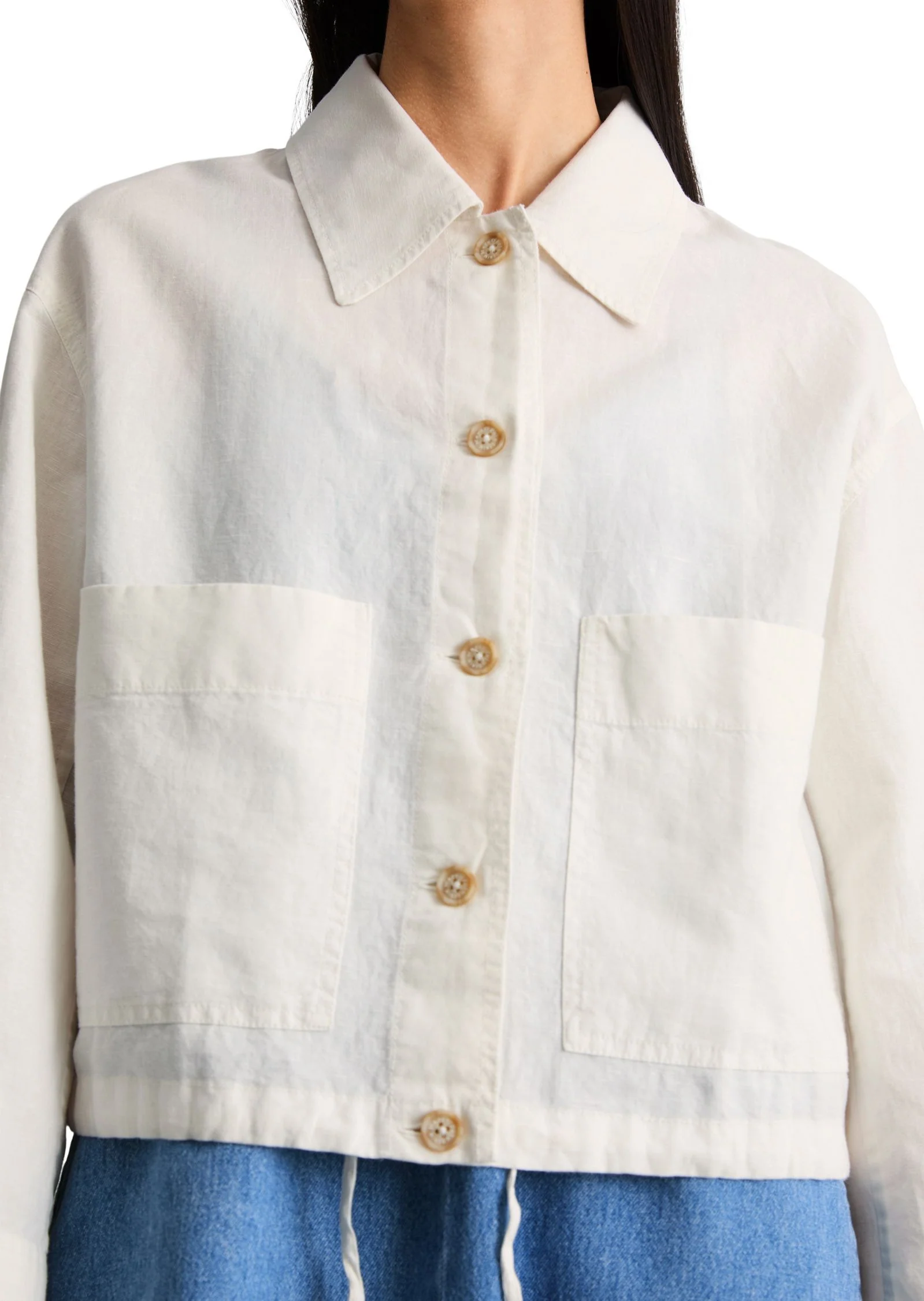 Leinenovershirt Relaxed Fit - Image 3