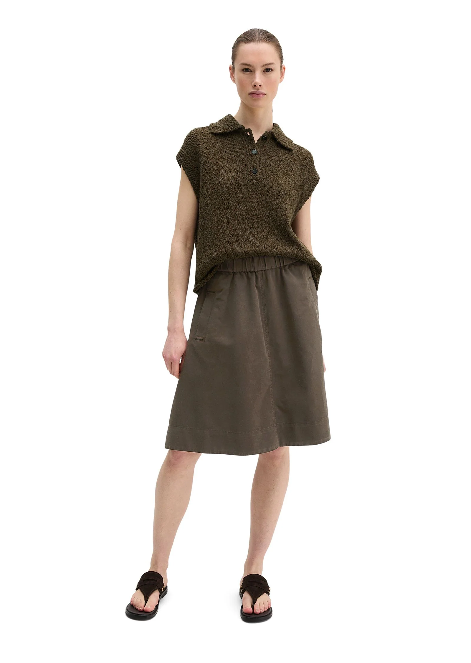 Leinenrock Midi Loose Fit - Image 4