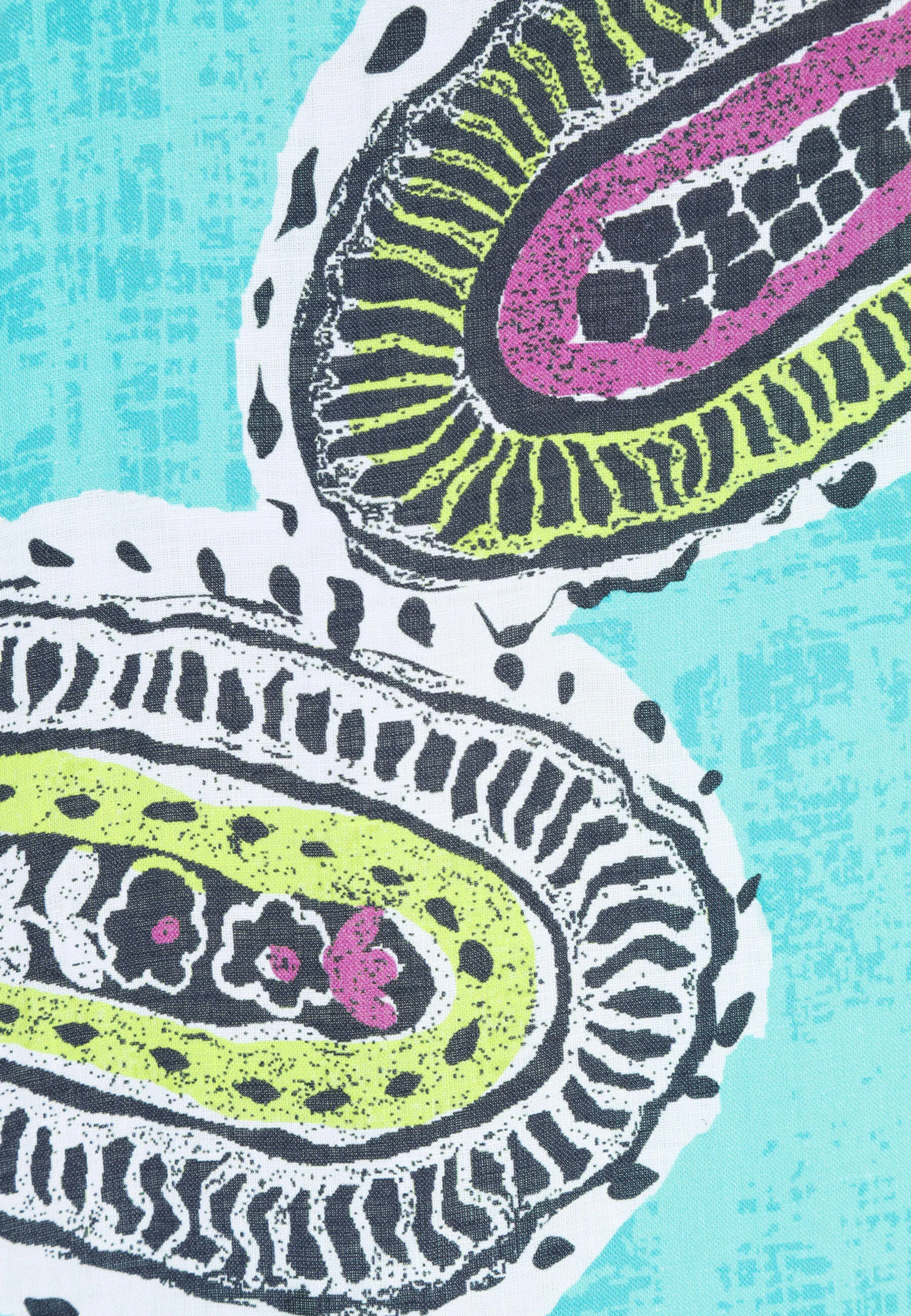 Leinenschlupfbluse mit Paisley-Muster - Image 3