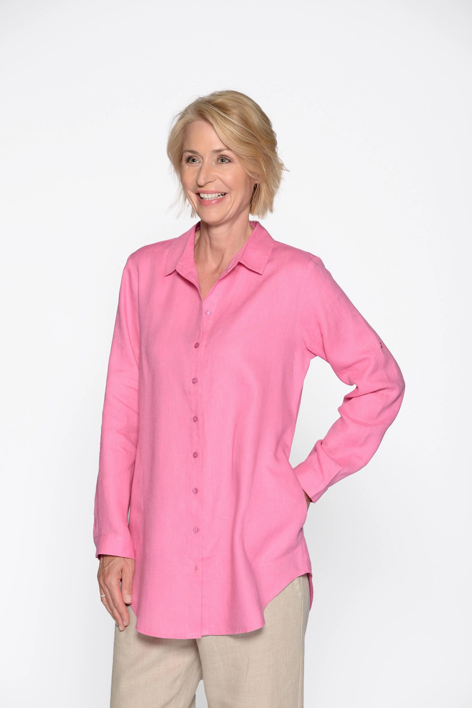 Longbluse aus Leinen - Image 3