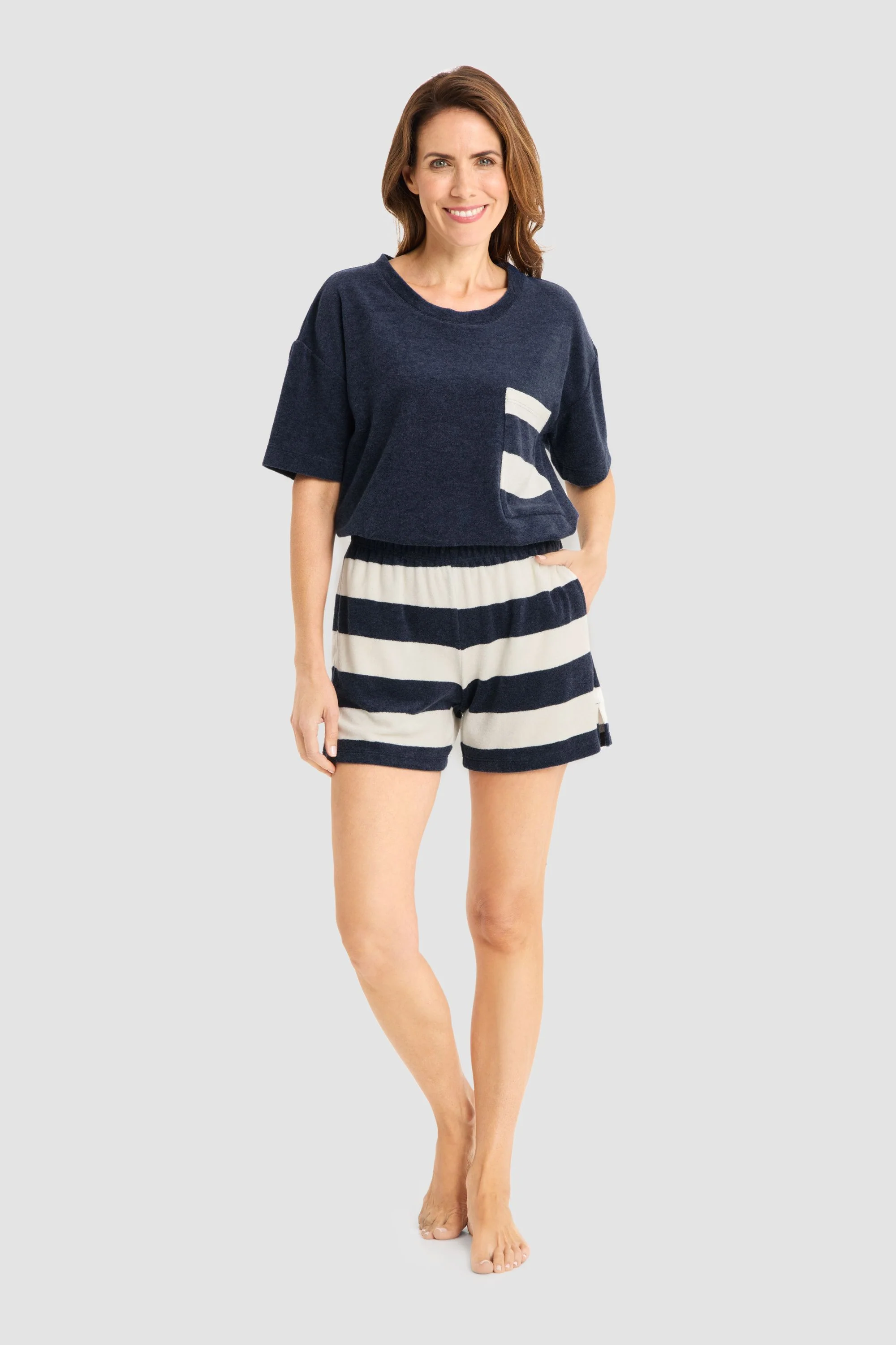 Loungeshorts aus Baumwollmix - Image 2