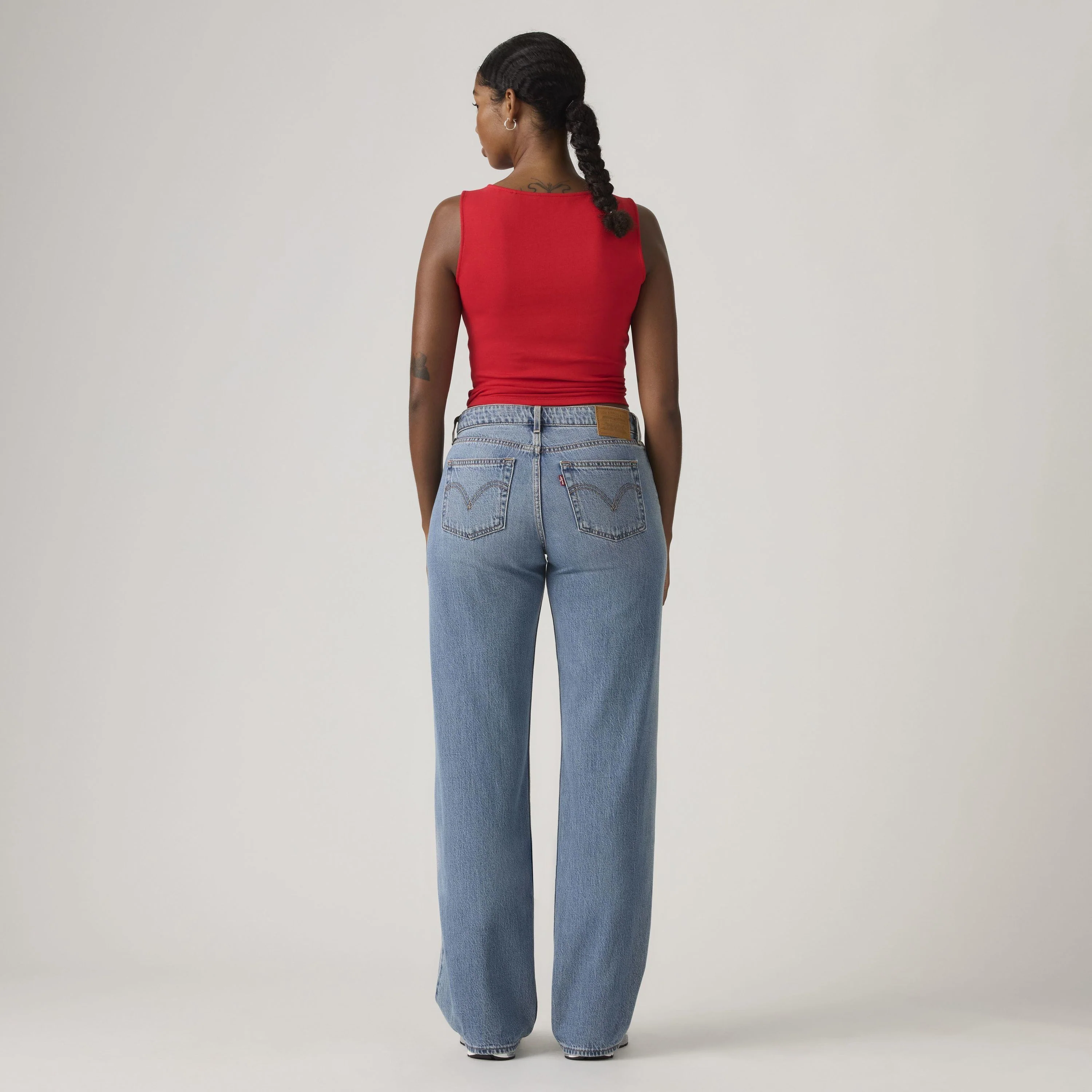 Low Loose Lightweight Jeans - Image 2