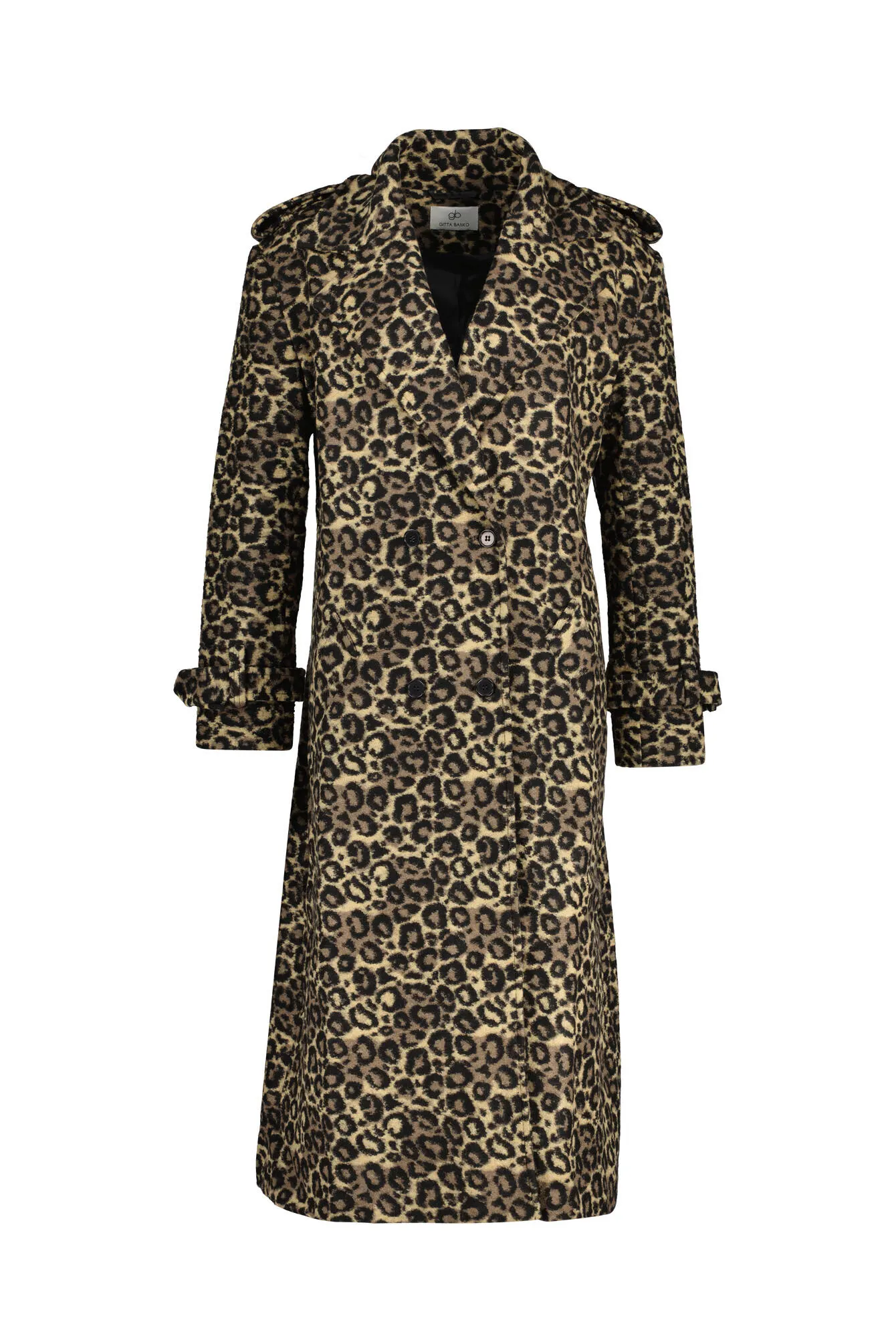 Mantel im Animal Print