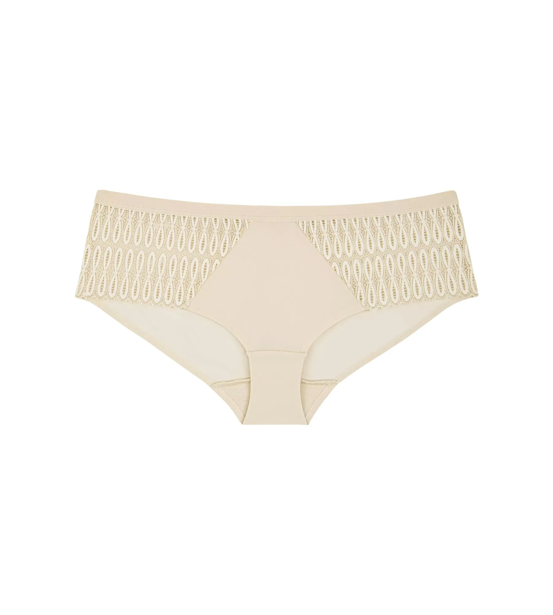 Maxi-Slip mit Spitzendetails