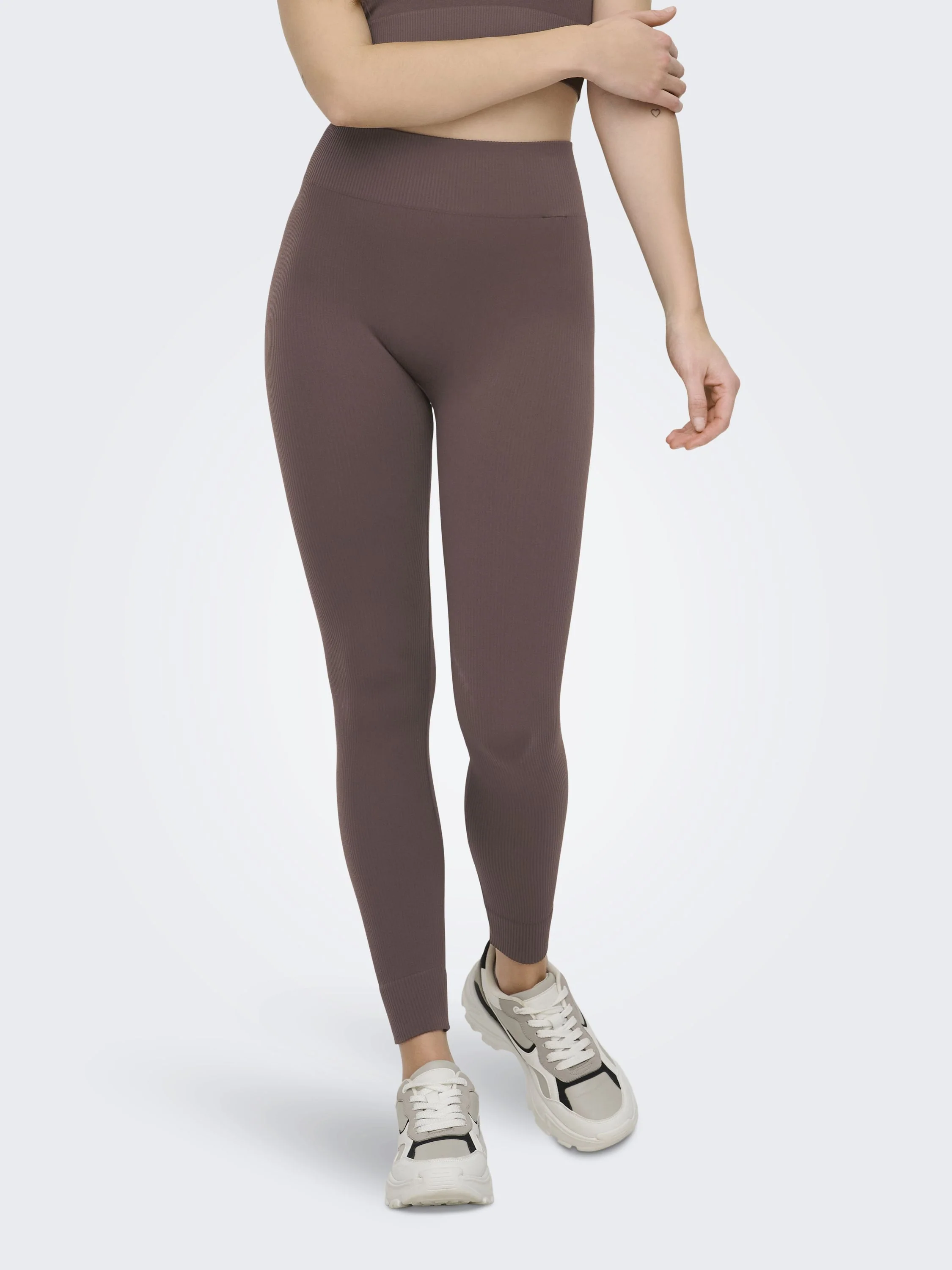ONPJAIA LIFE HW SEAM TIGHTS NOOS, Chocolate Martini - Image 2