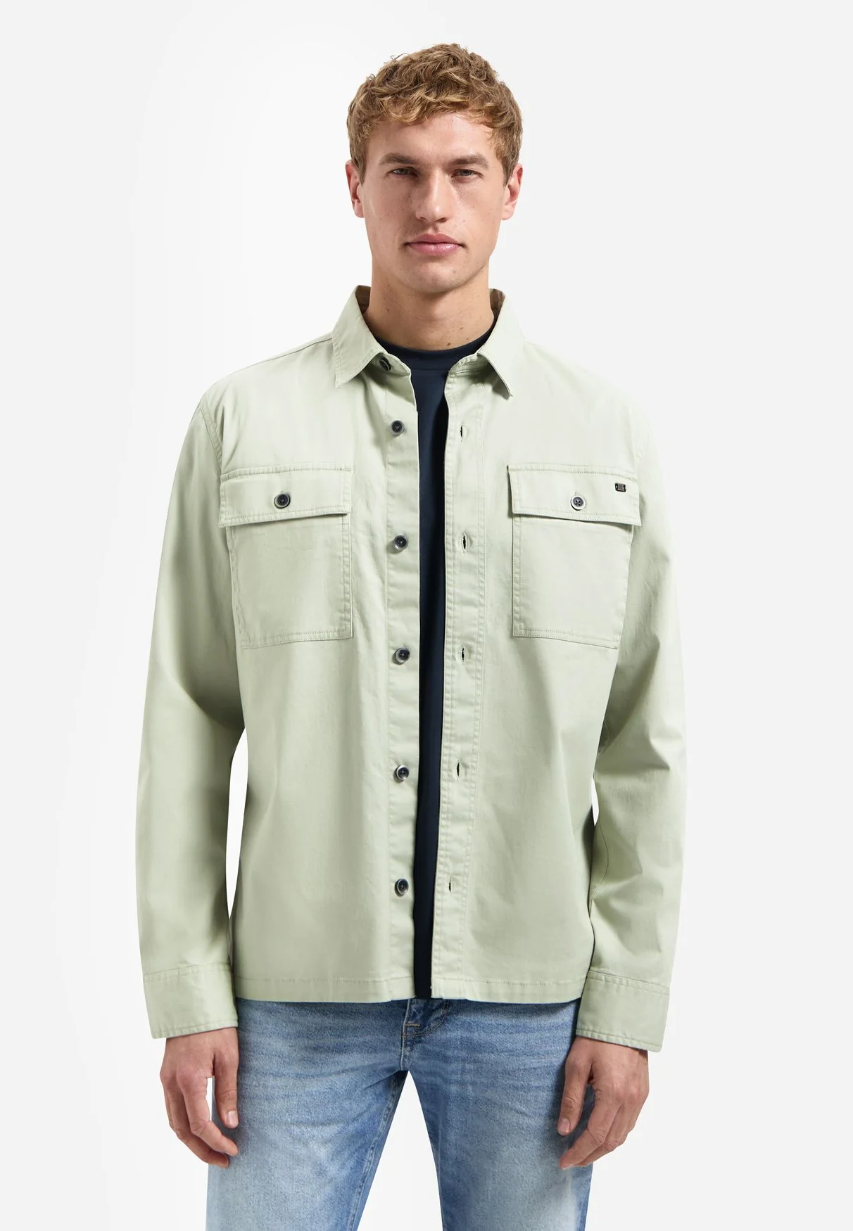 Overshirt aus Baumwolle