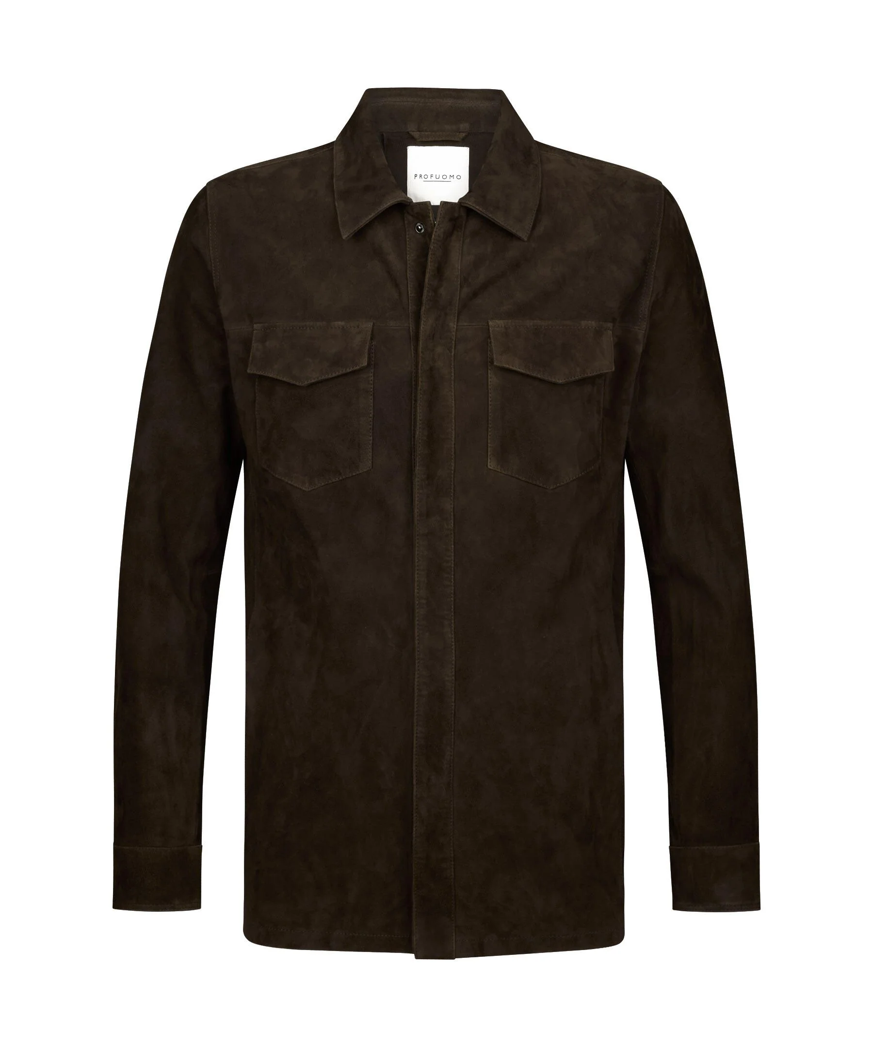 Overshirt aus Leder