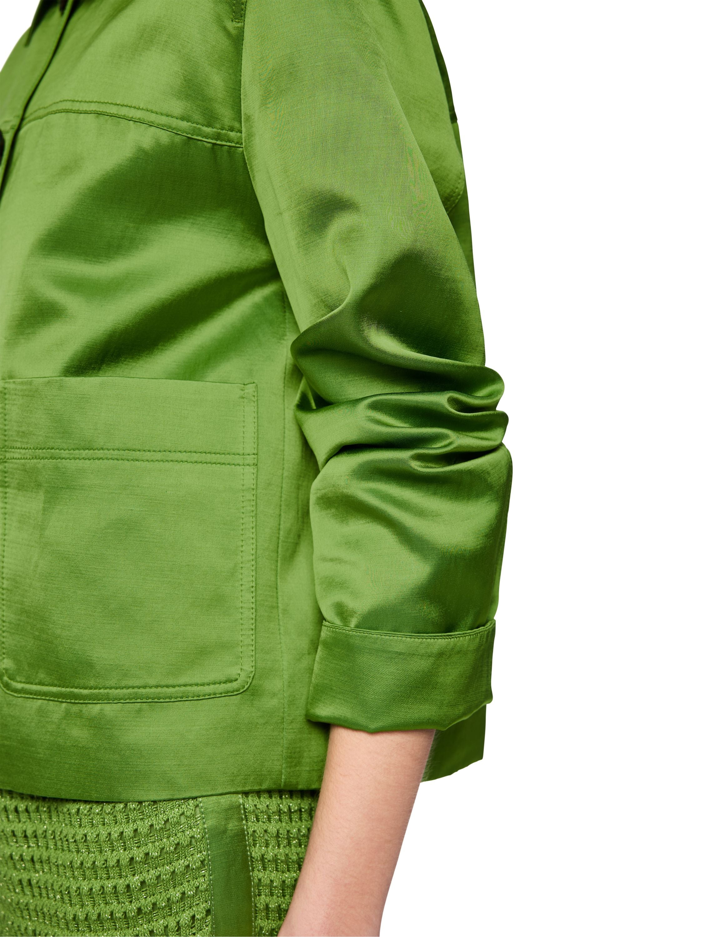 Overshirt aus schimmerndem  Viskosemix - Image 3