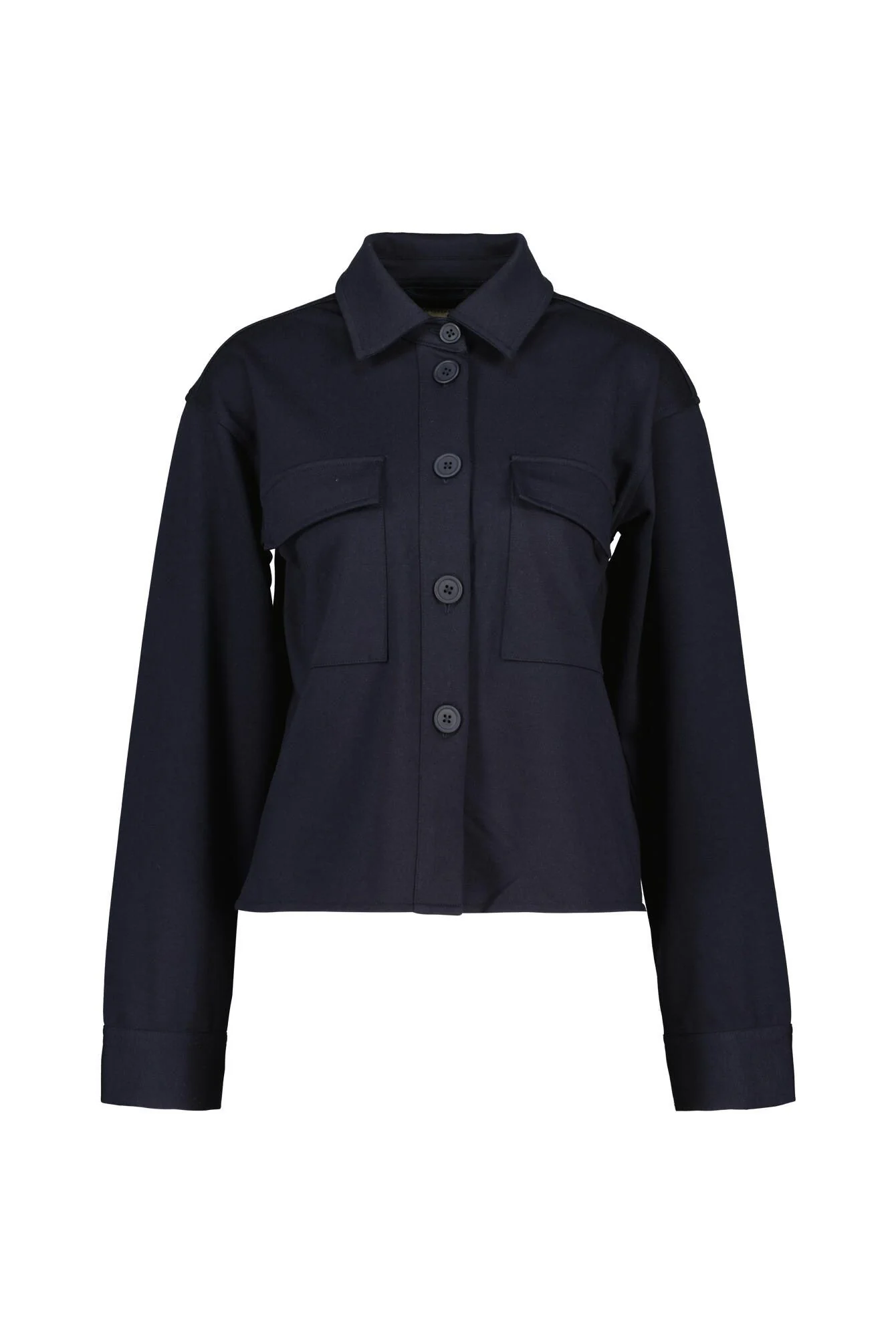 Overshirt mit aufgesetzten Brusttaschen