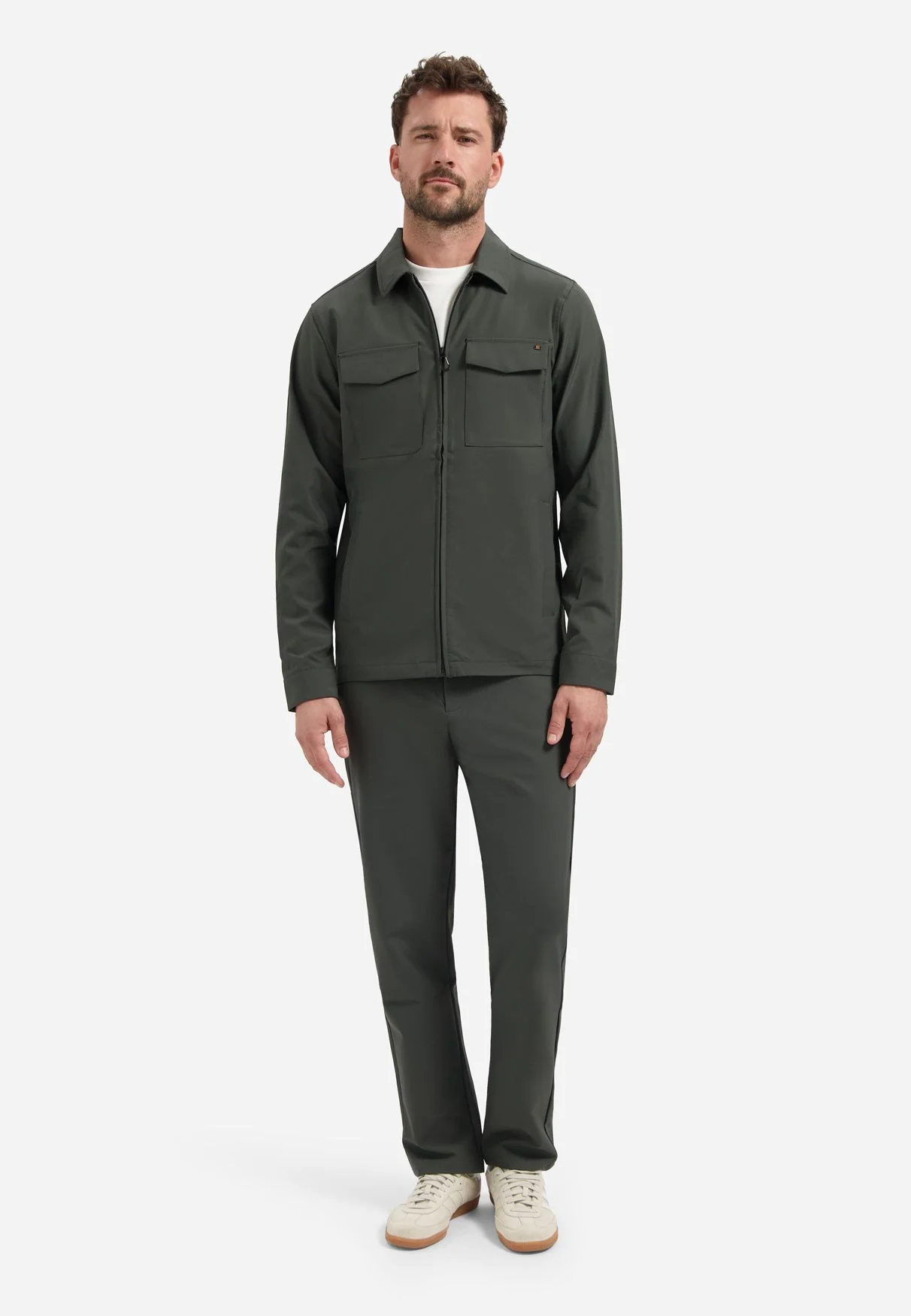 Overshirt mit aufgesetzten Taschen - Image 2