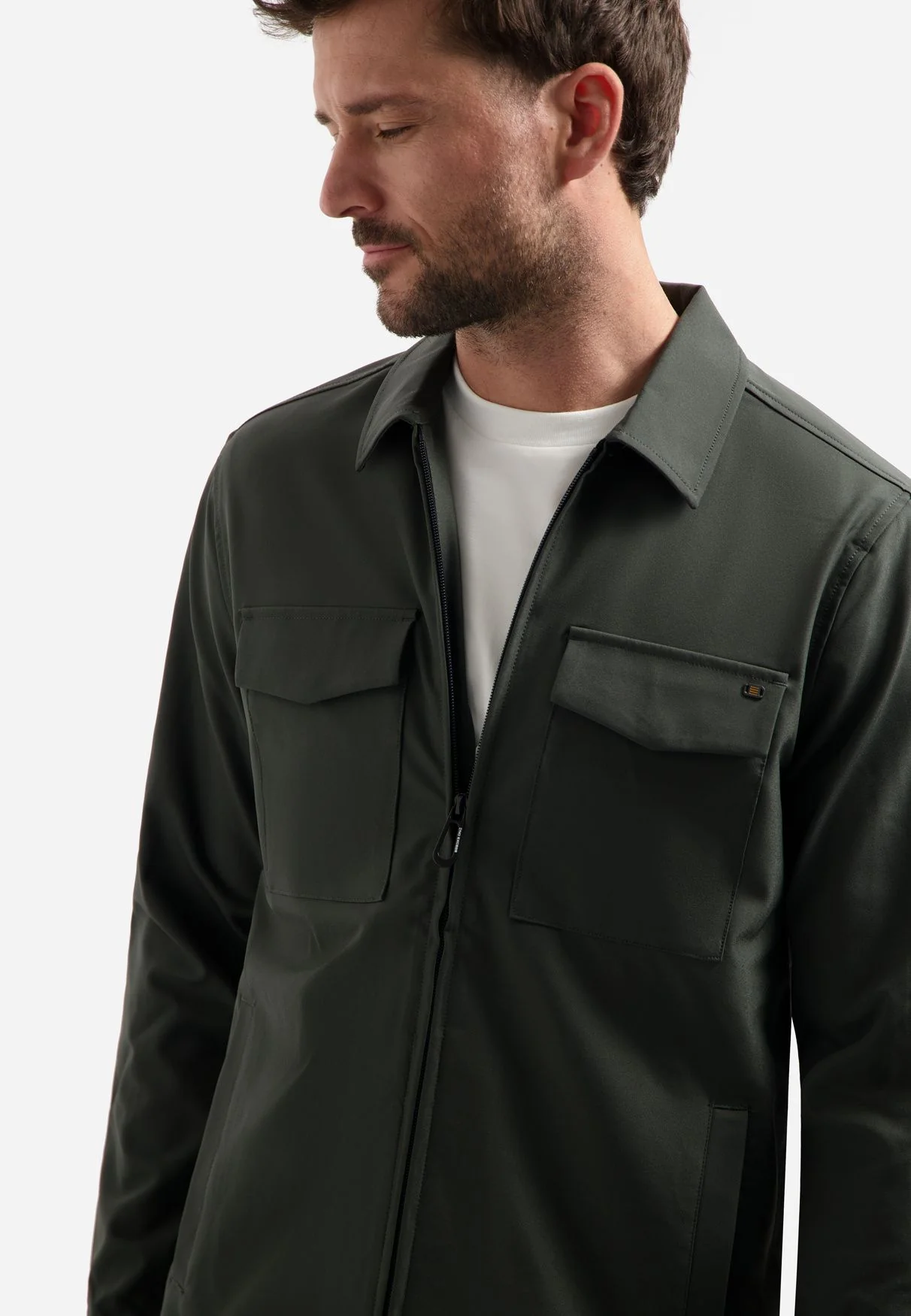 Overshirt mit aufgesetzten Taschen - Image 4