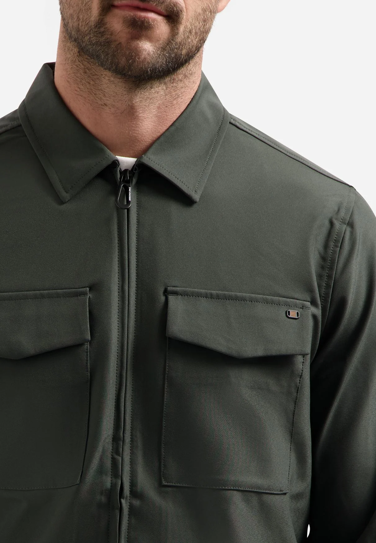 Overshirt mit aufgesetzten Taschen - Image 7