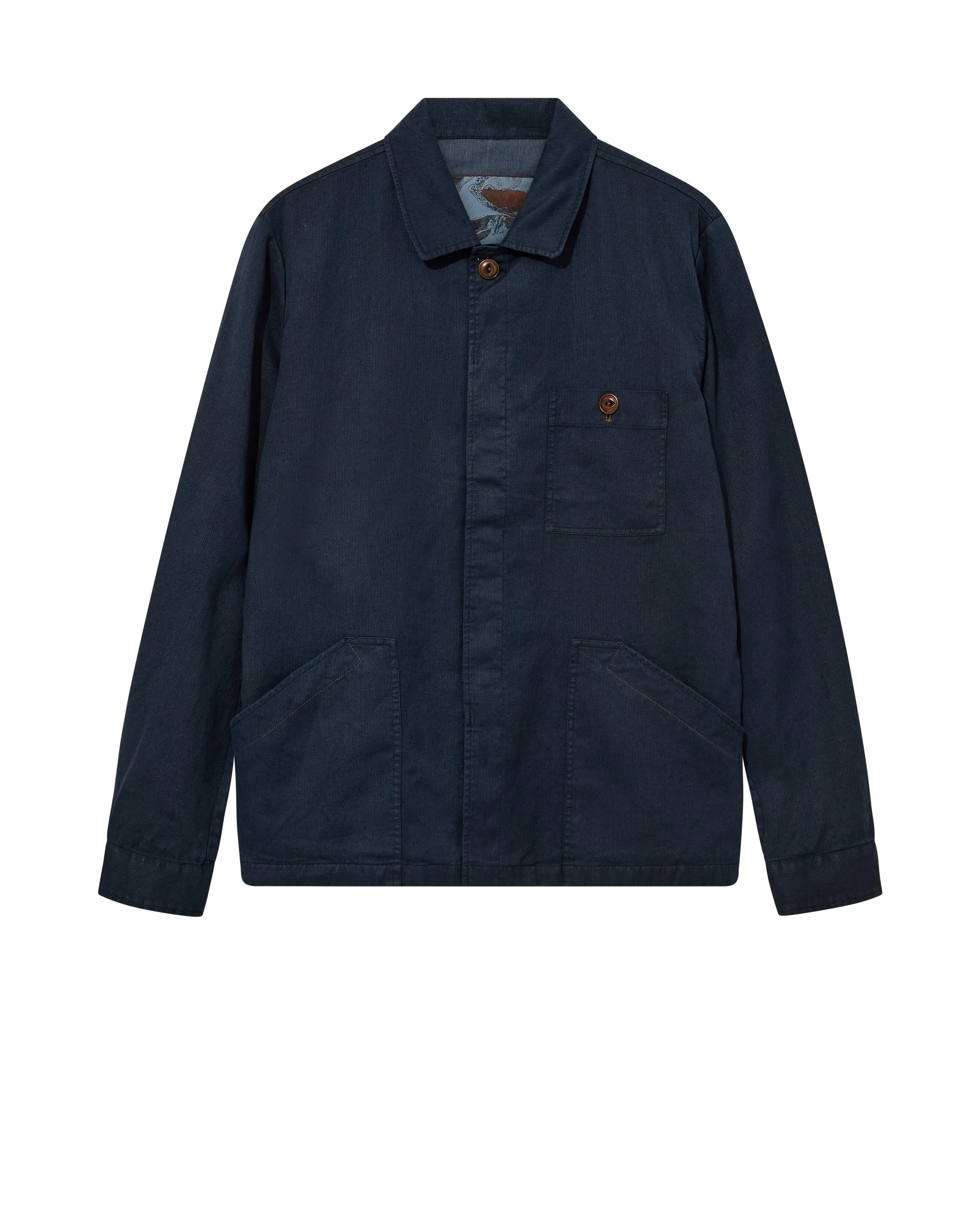 Overshirt Regular Fit aus Leinenmix