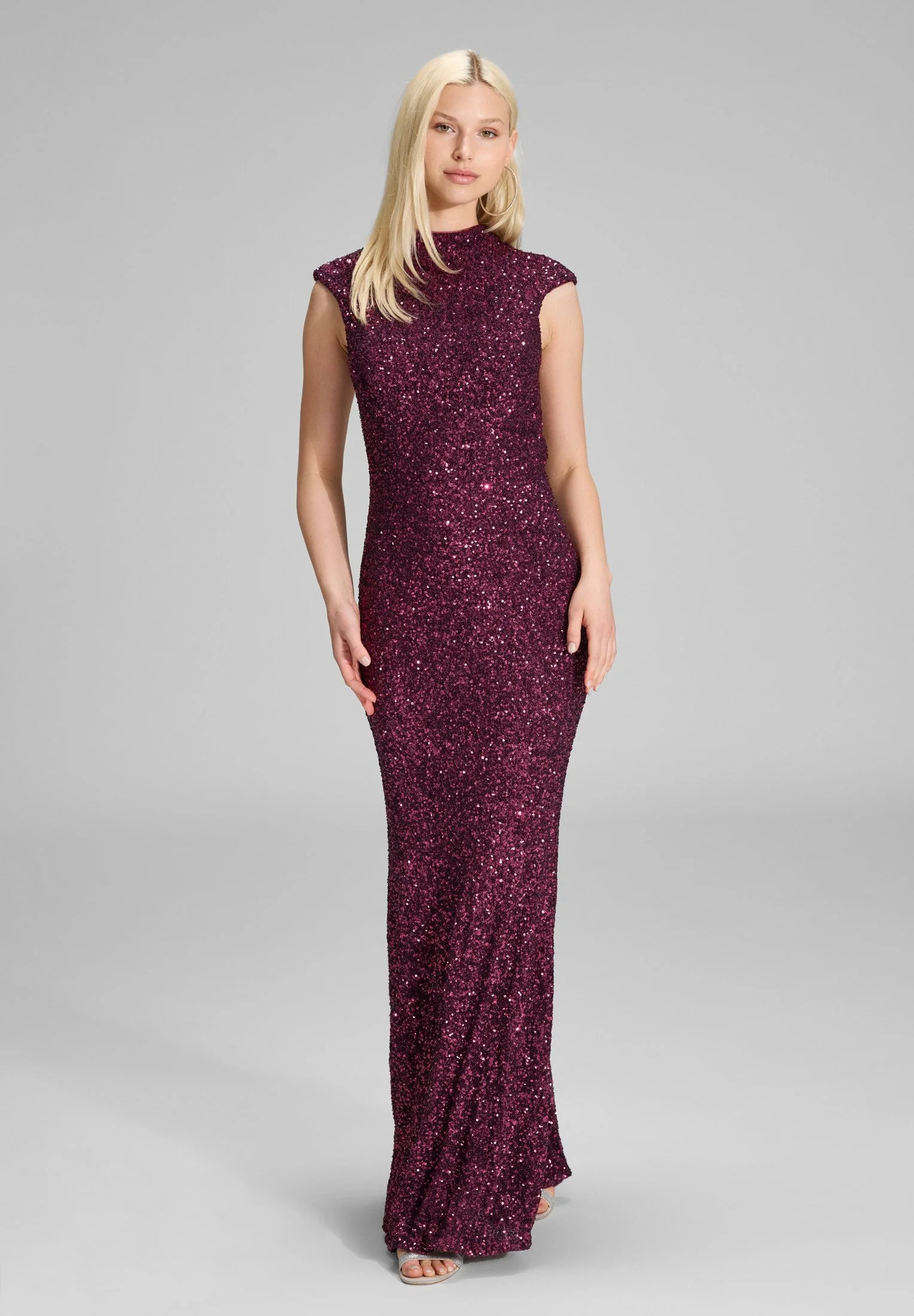 Paillettenkleid Maxi mit Rückenausschnitt - Image 6
